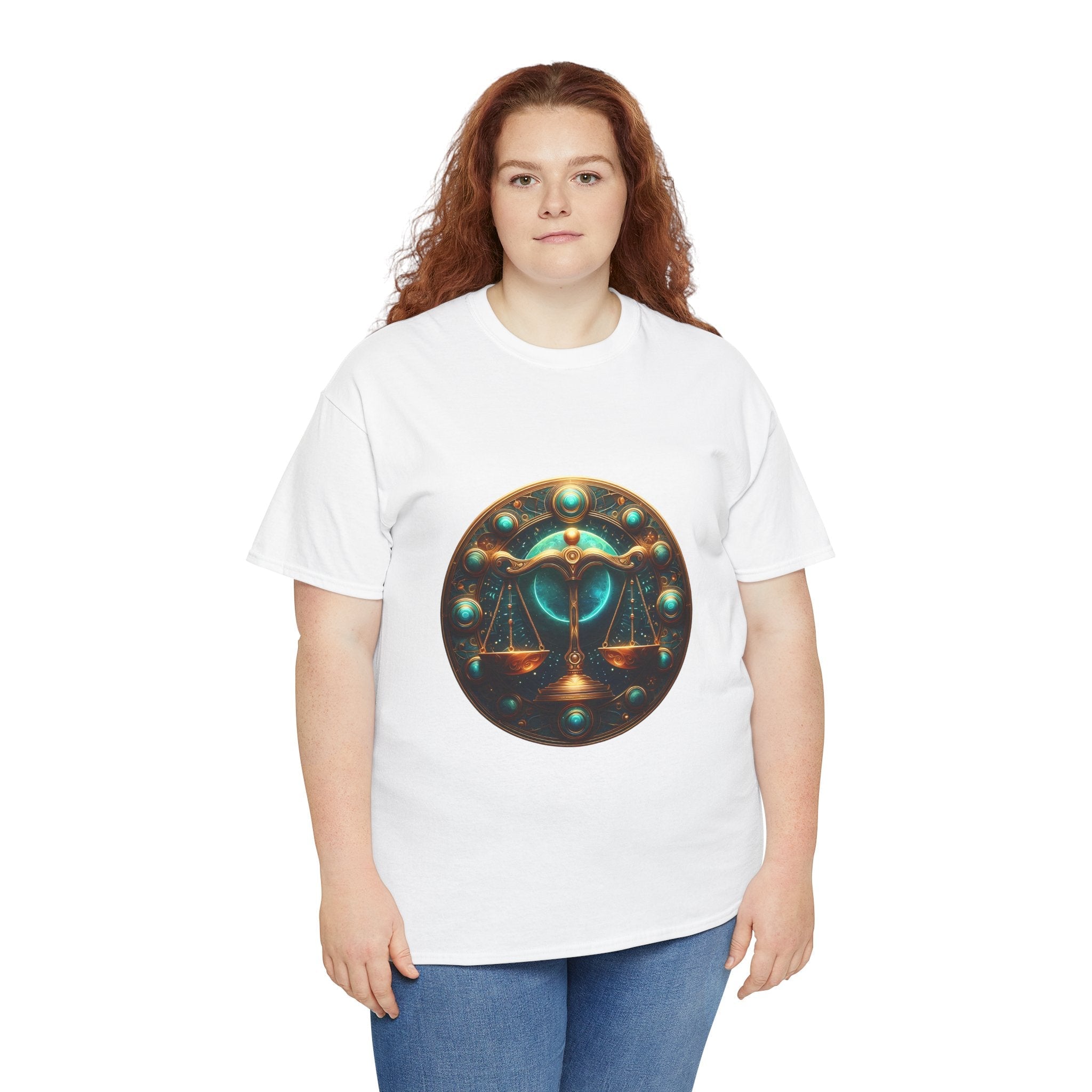 Libra Zodiac Tee, Astrology Shirt, Libra Birthday Gift, Celestial Apparel, [...] - Doylestreasures