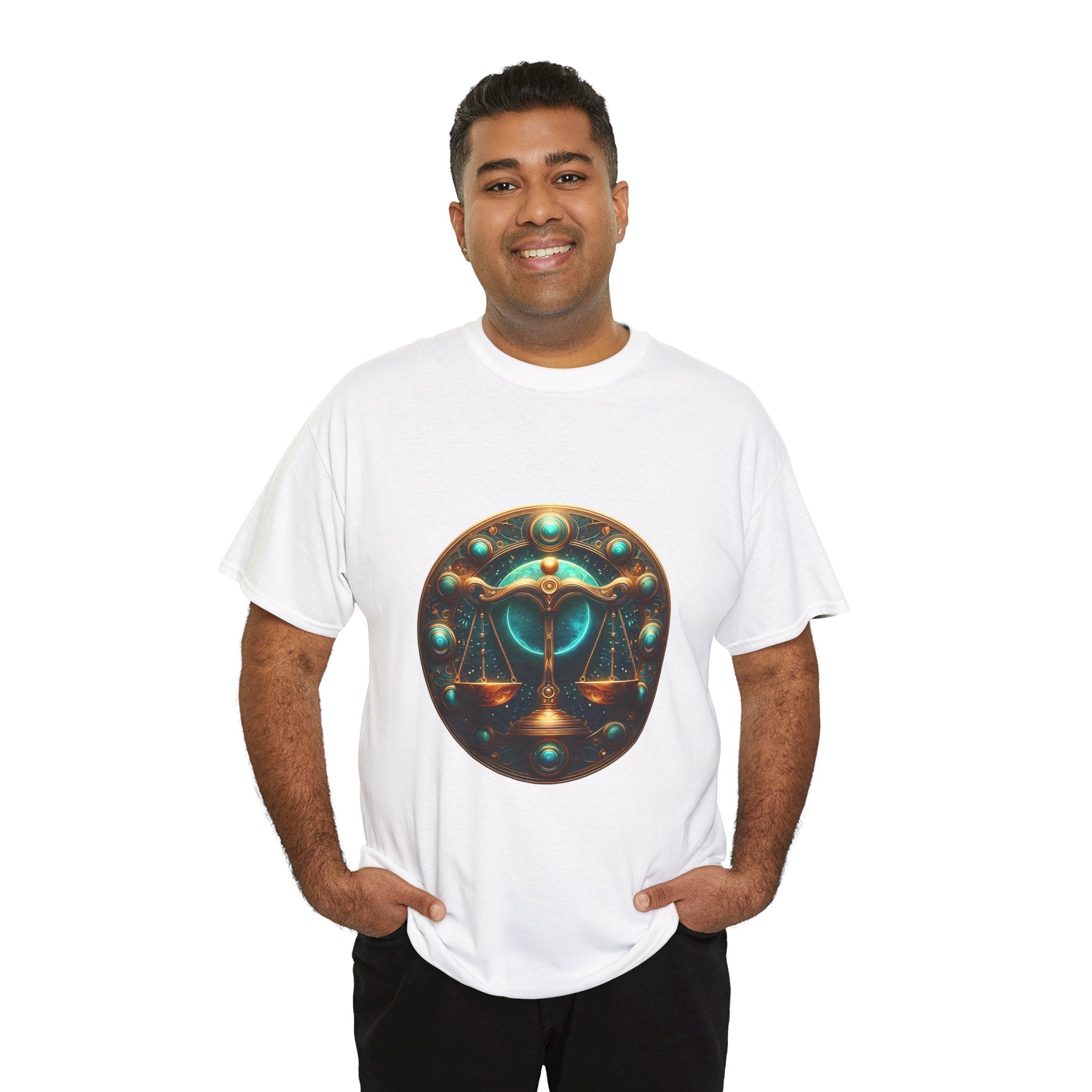 Libra Zodiac Tee, Astrology Shirt, Libra Birthday Gift, Celestial Apparel, [...] - Doylestreasures
