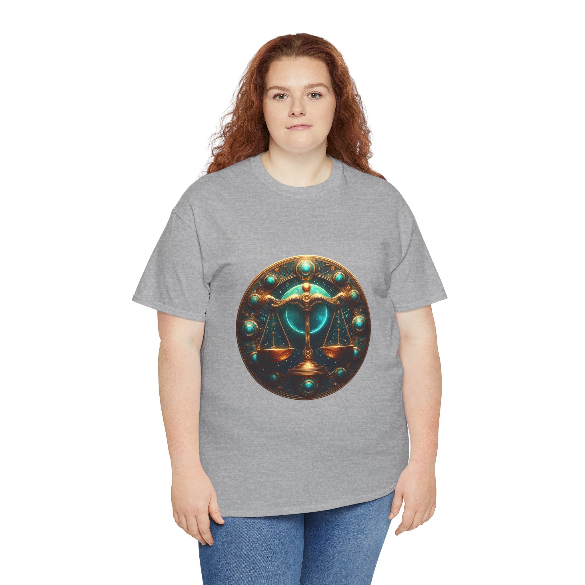 Libra Zodiac Tee, Astrology Shirt, Libra Birthday Gift, Celestial Apparel, [...] - Doylestreasures