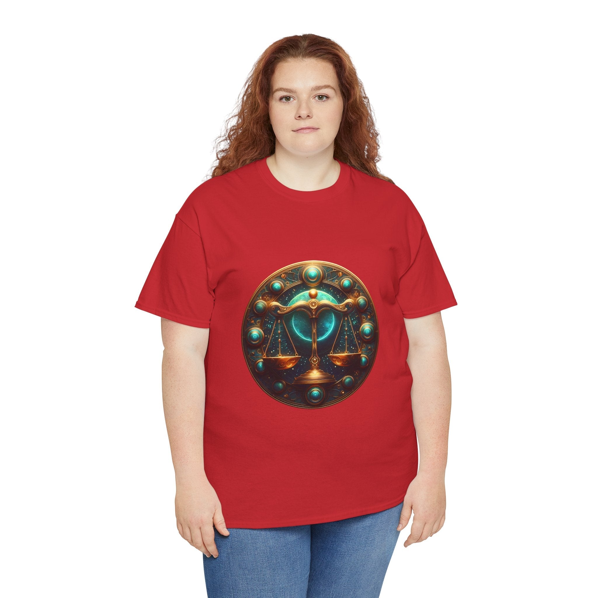 Libra Zodiac Tee, Astrology Shirt, Libra Birthday Gift, Celestial Apparel, [...] - Doylestreasures