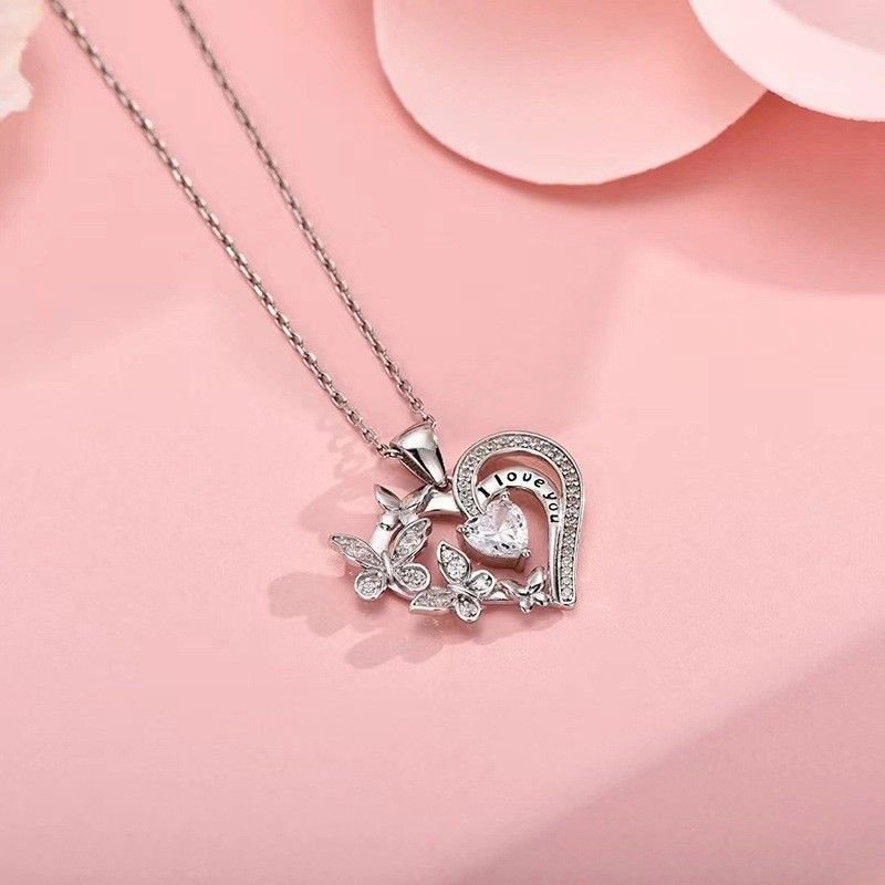 Love Butterfly Necklace New Year's Gift For Your Lover For Your Friend - Doylestreasures