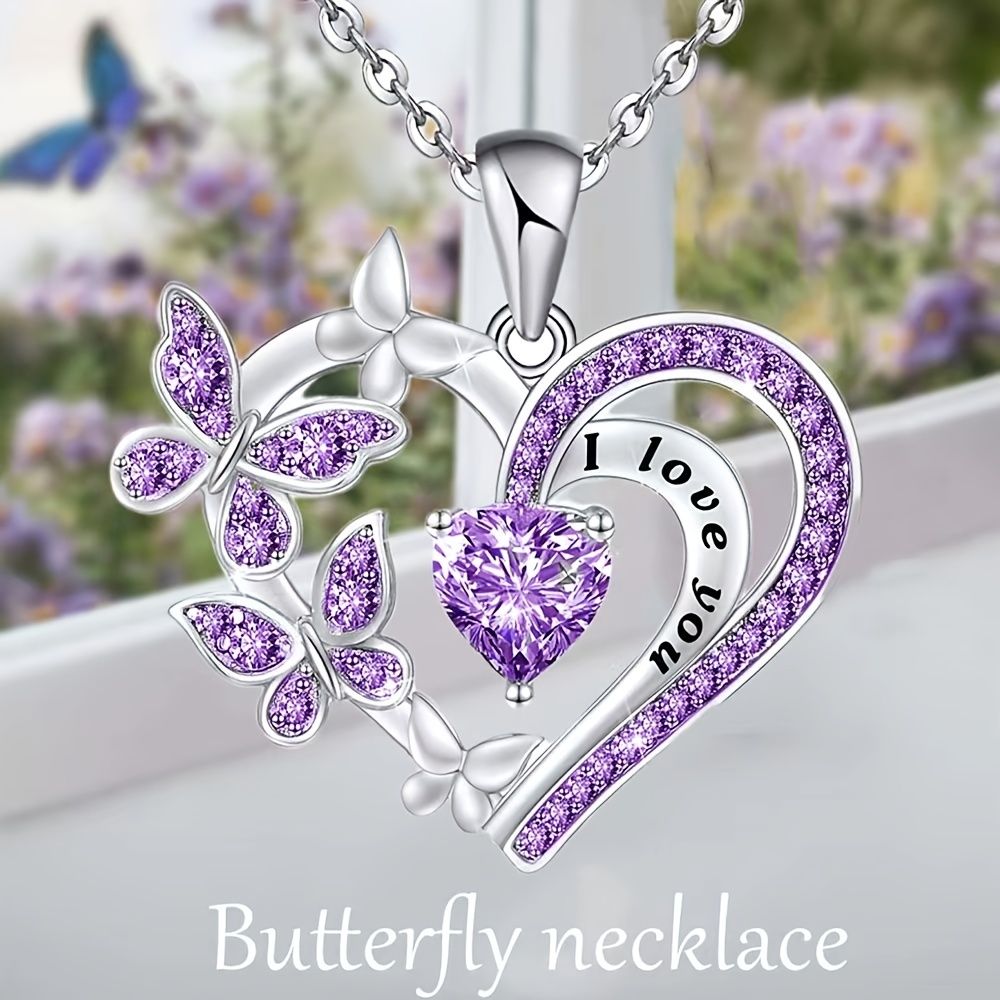 Love Butterfly Necklace New Year's Gift For Your Lover For Your Friend - Doylestreasures