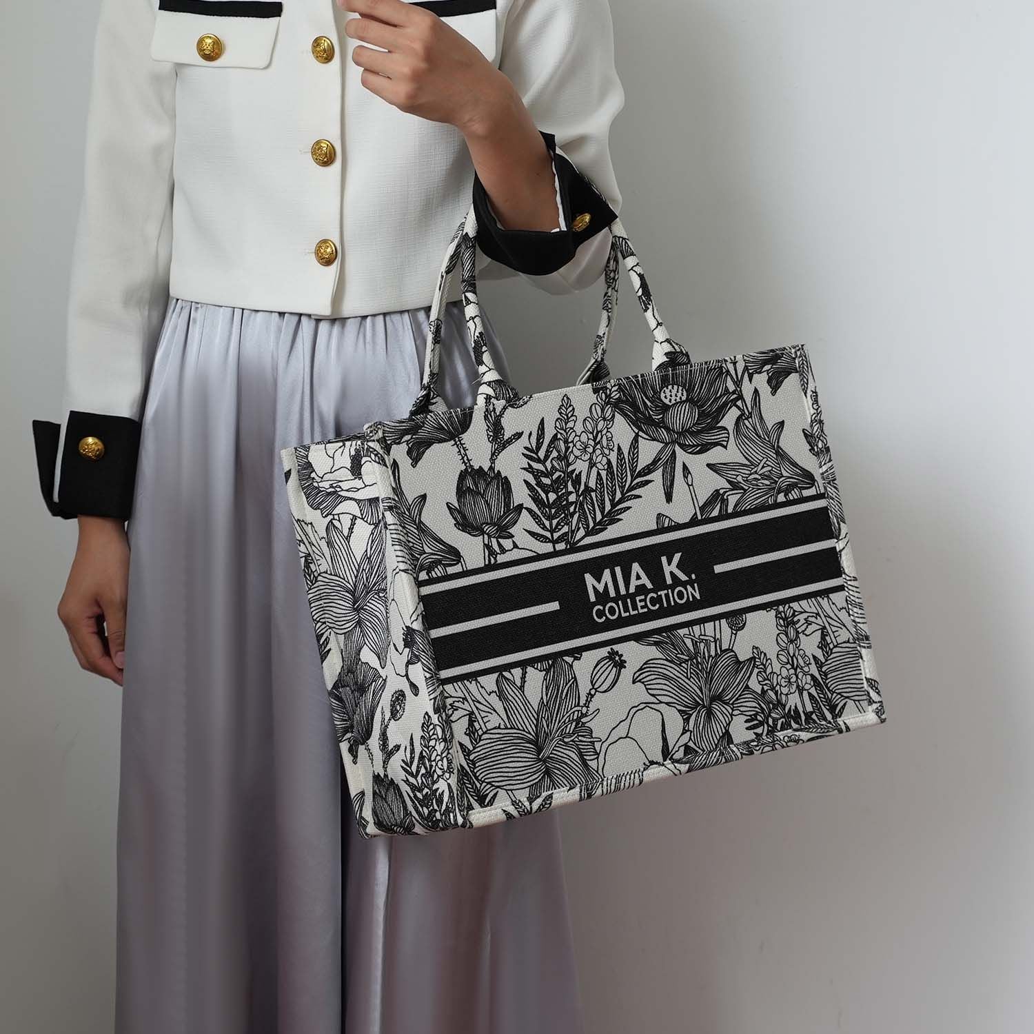 MKF Collection Adorabella Tote Bag Elegant with Versatile and Luxe Gold Accents by Mia K - Doylestreasures