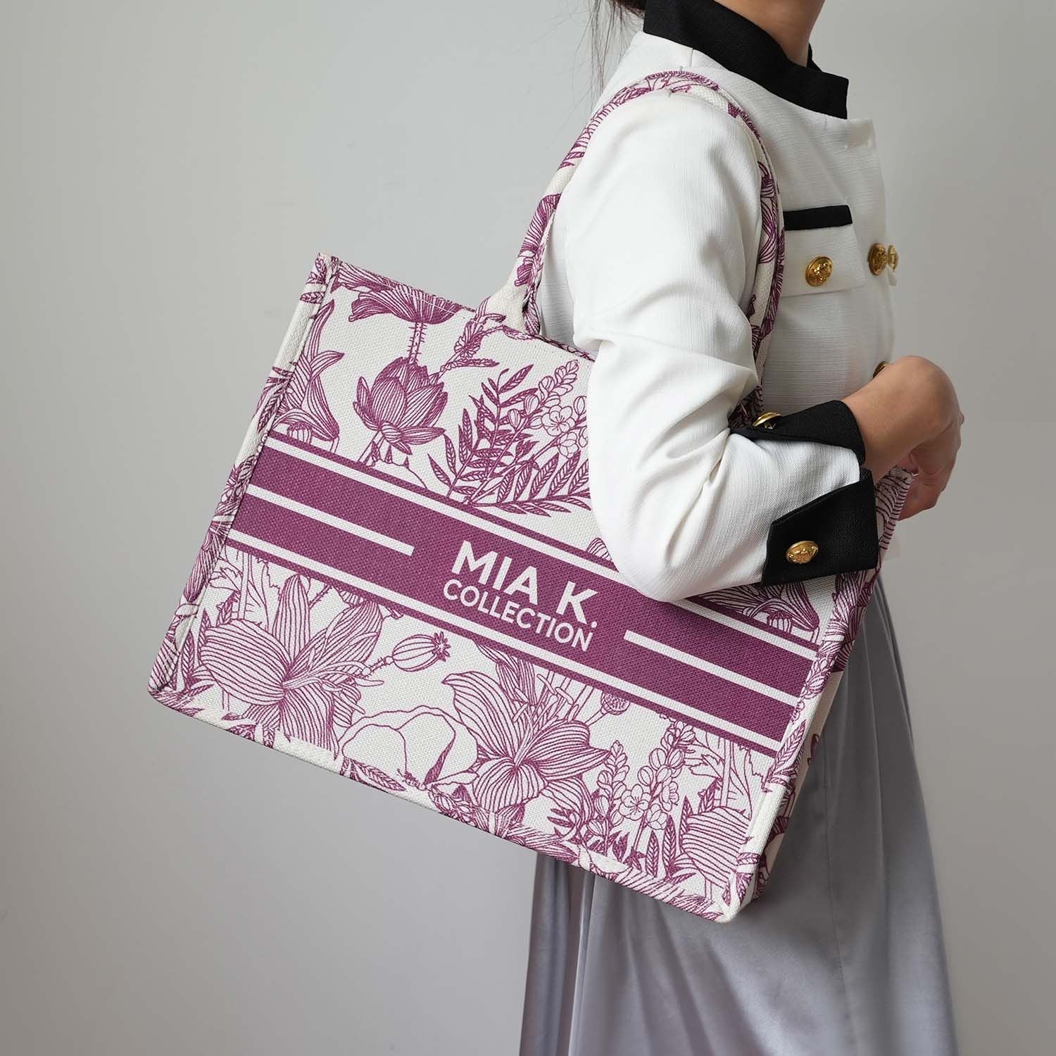 MKF Collection Adorabella Tote Bag Elegant with Versatile and Luxe Gold Accents by Mia K - Doylestreasures