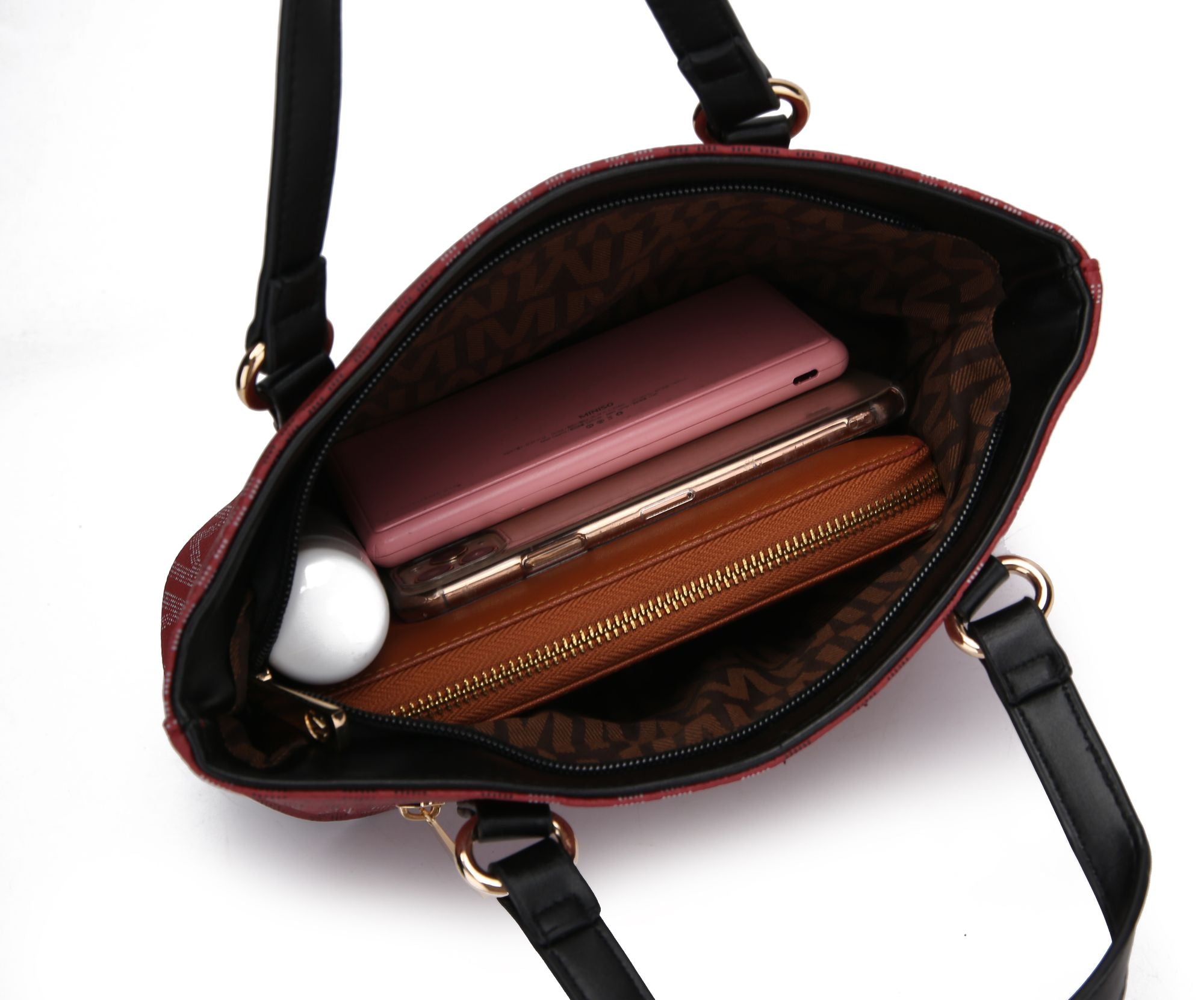 MKF Collection Aylet M Tote with Mini Handbag and Wristlet Pouch by Mia k - Doylestreasures