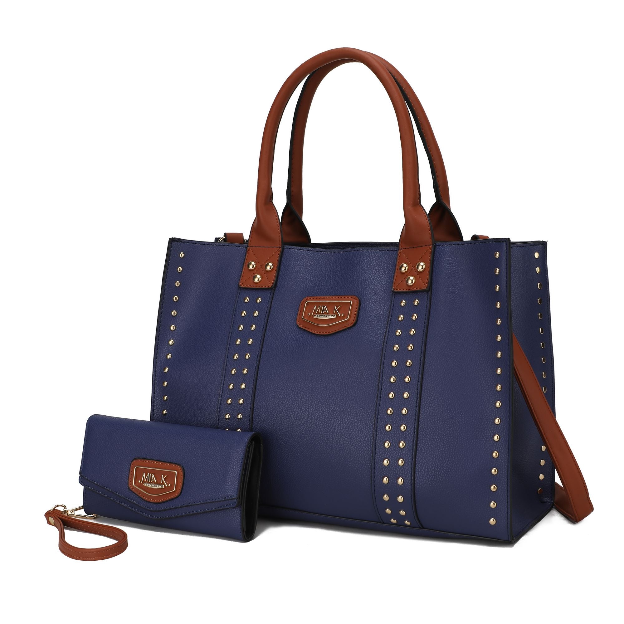 MKF Collection Davina Tote Handbag with wallet Vegan Leather Crossover(Inspired) - Doylestreasures