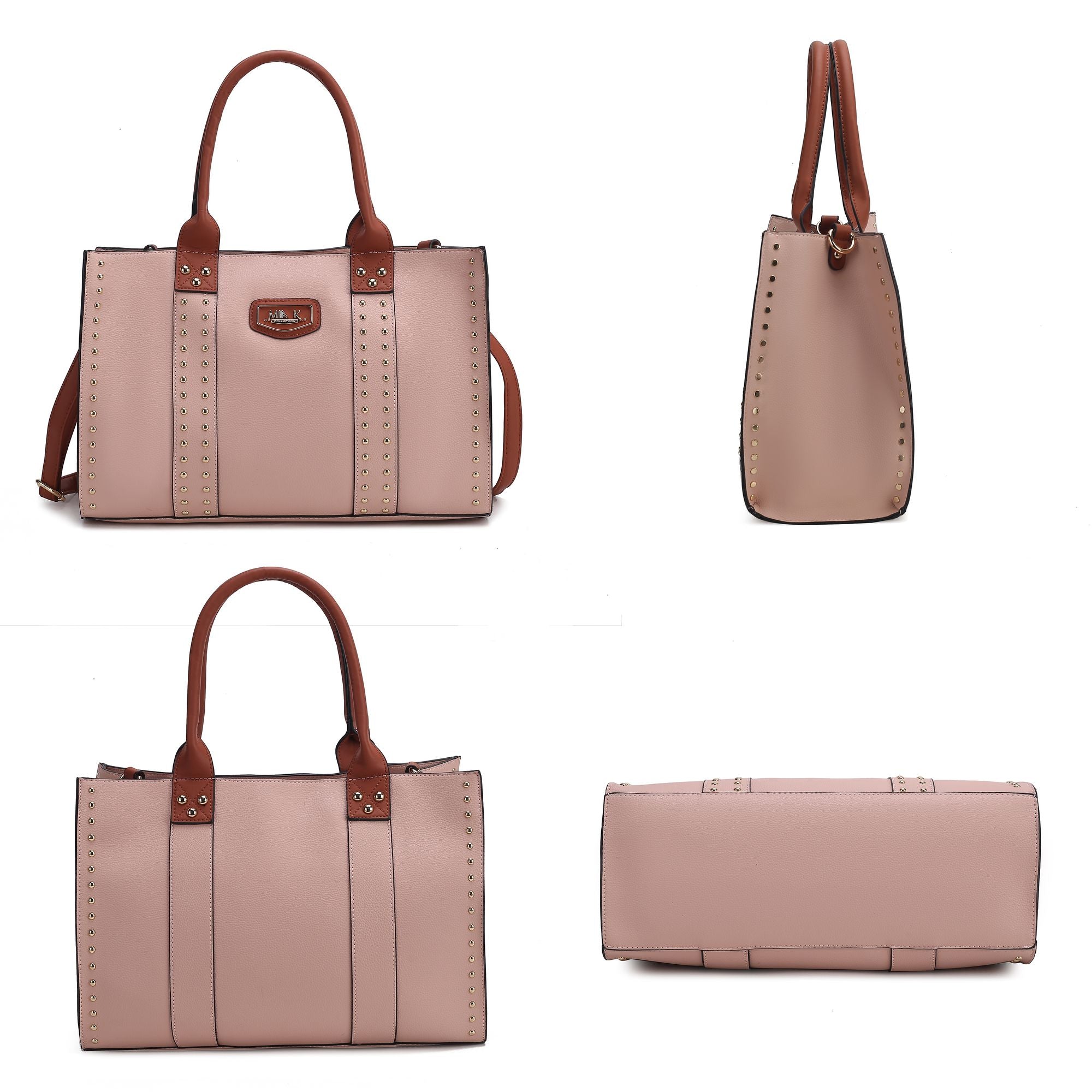 MKF Collection Davina Tote Handbag with wallet Vegan Leather Crossover(Inspired) - Doylestreasures