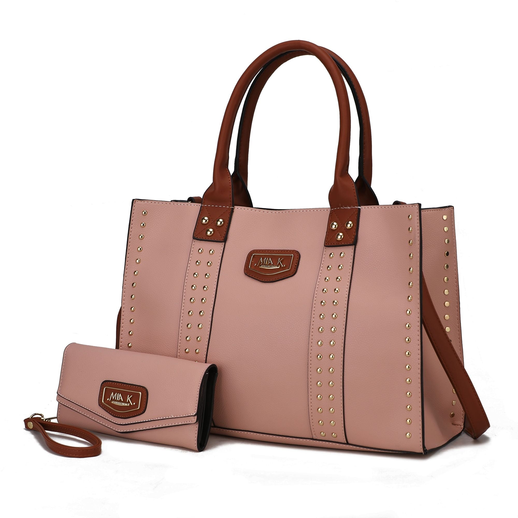 MKF Collection Davina Tote Handbag with wallet Vegan Leather Crossover(Inspired) - Doylestreasures