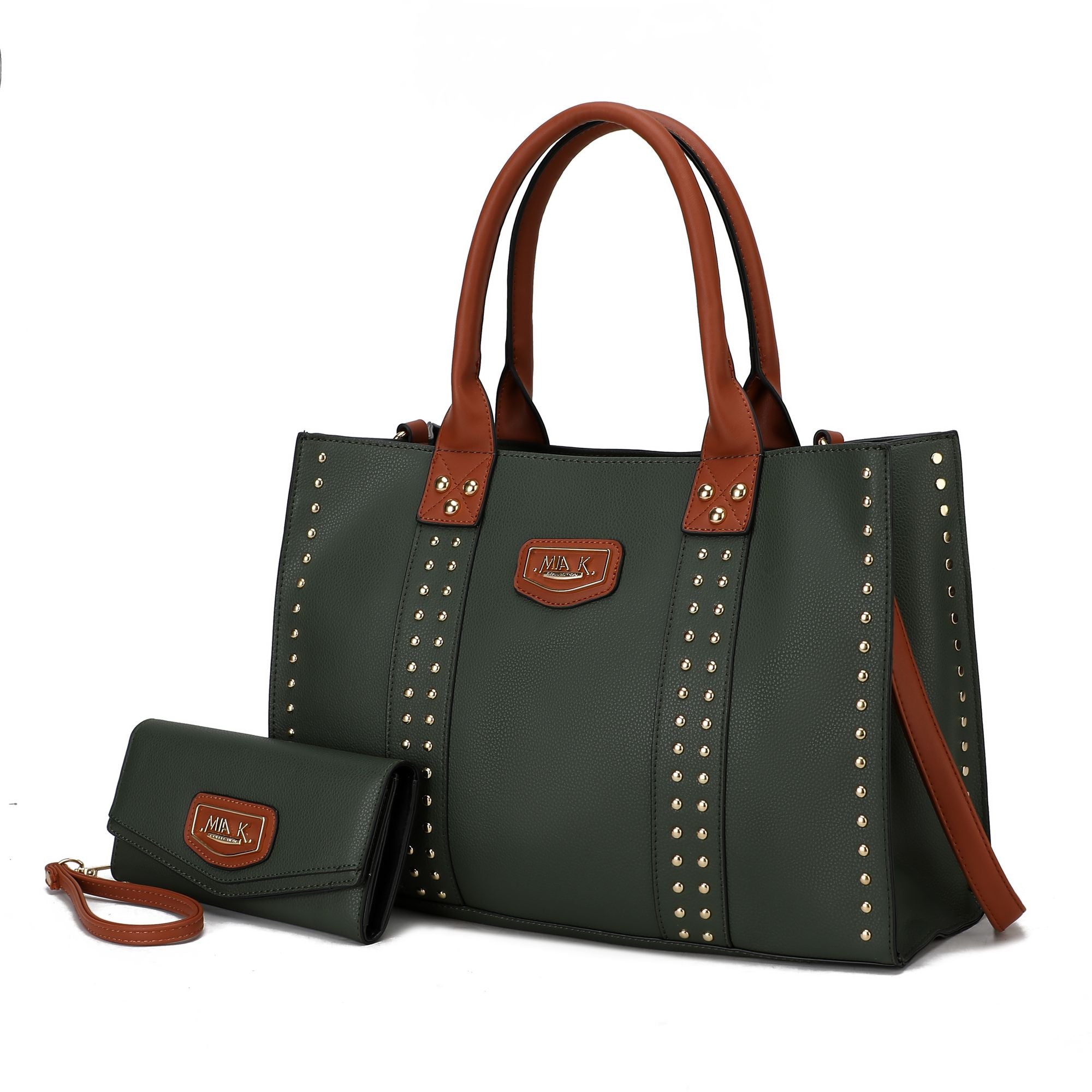 MKF Collection Davina Tote Handbag with wallet Vegan Leather Crossover(Inspired) - Doylestreasures