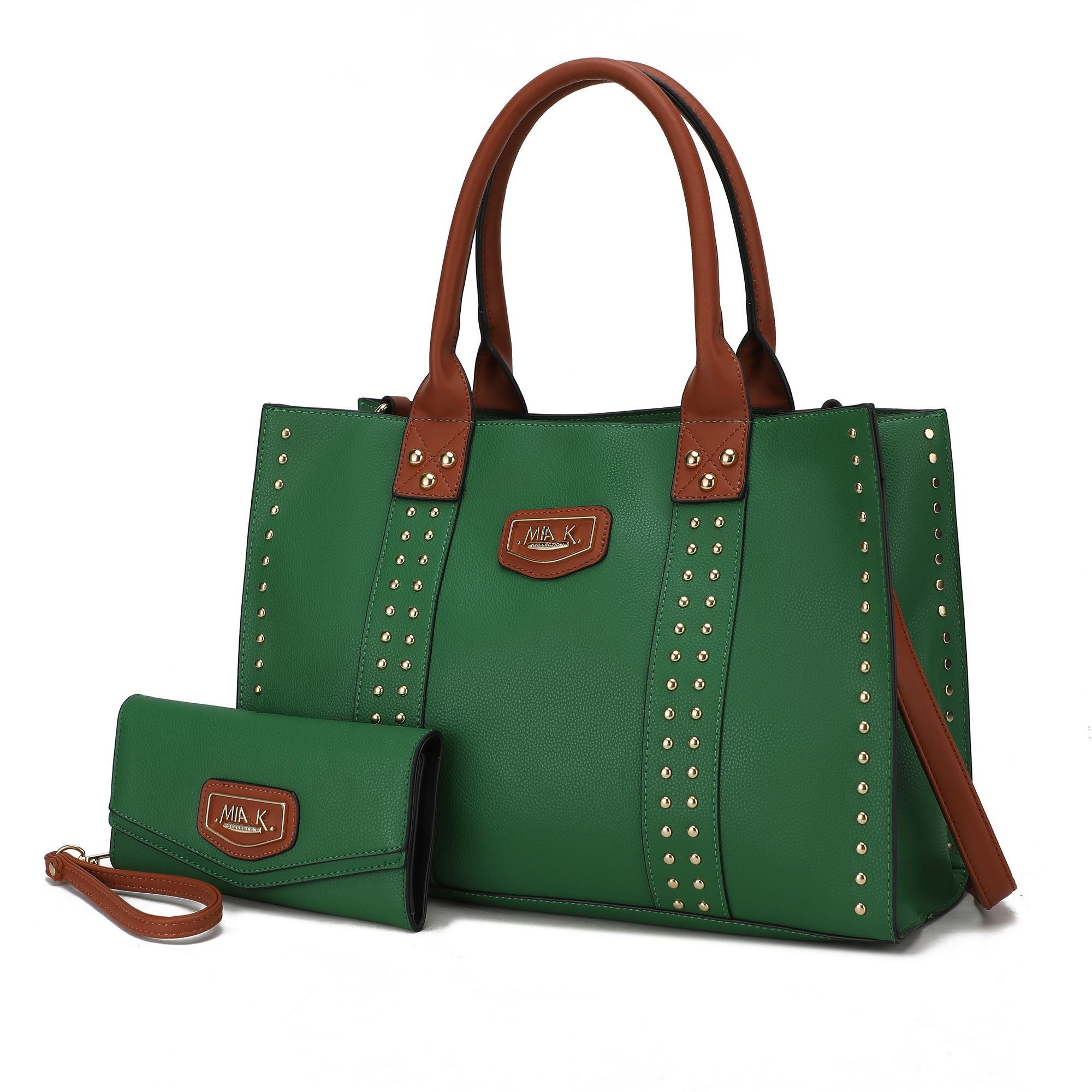 MKF Collection Davina Tote Handbag with wallet Vegan Leather Crossover(Inspired) - Doylestreasures
