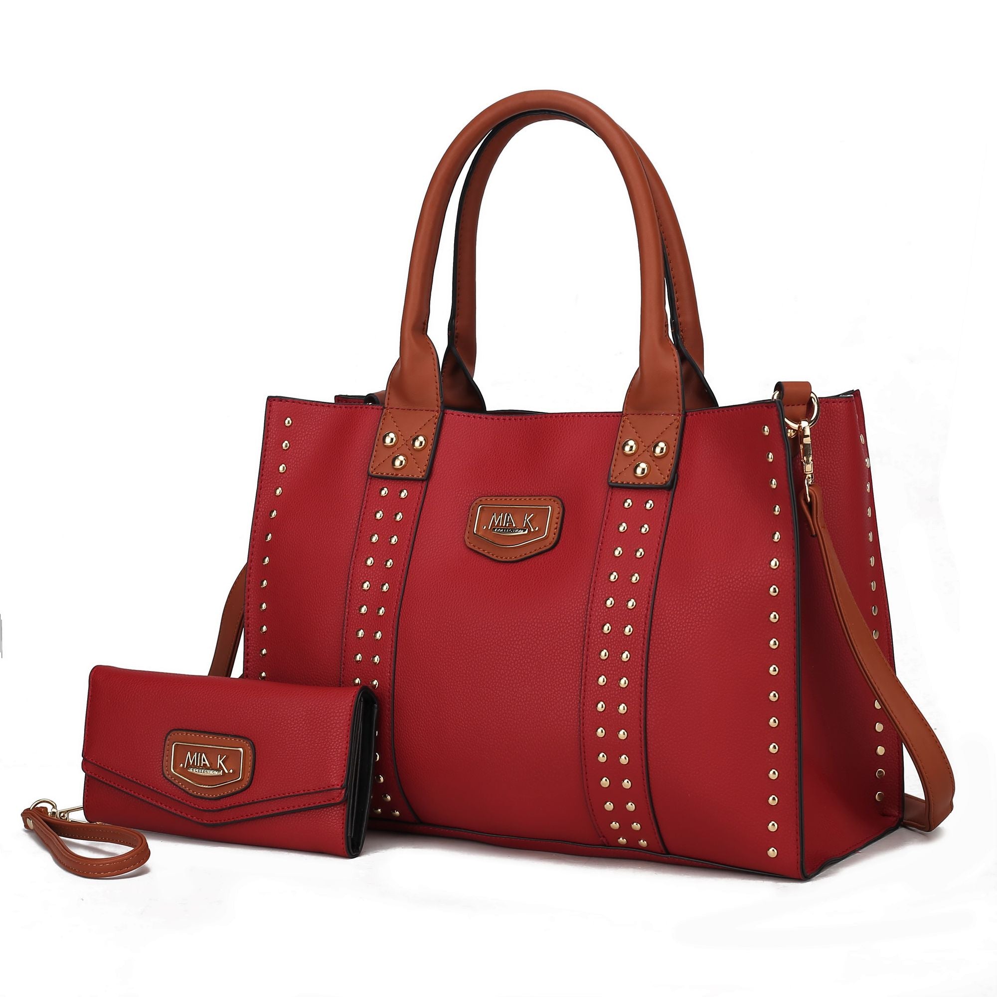 MKF Collection Davina Tote Handbag with wallet Vegan Leather Crossover(Inspired) - Doylestreasures