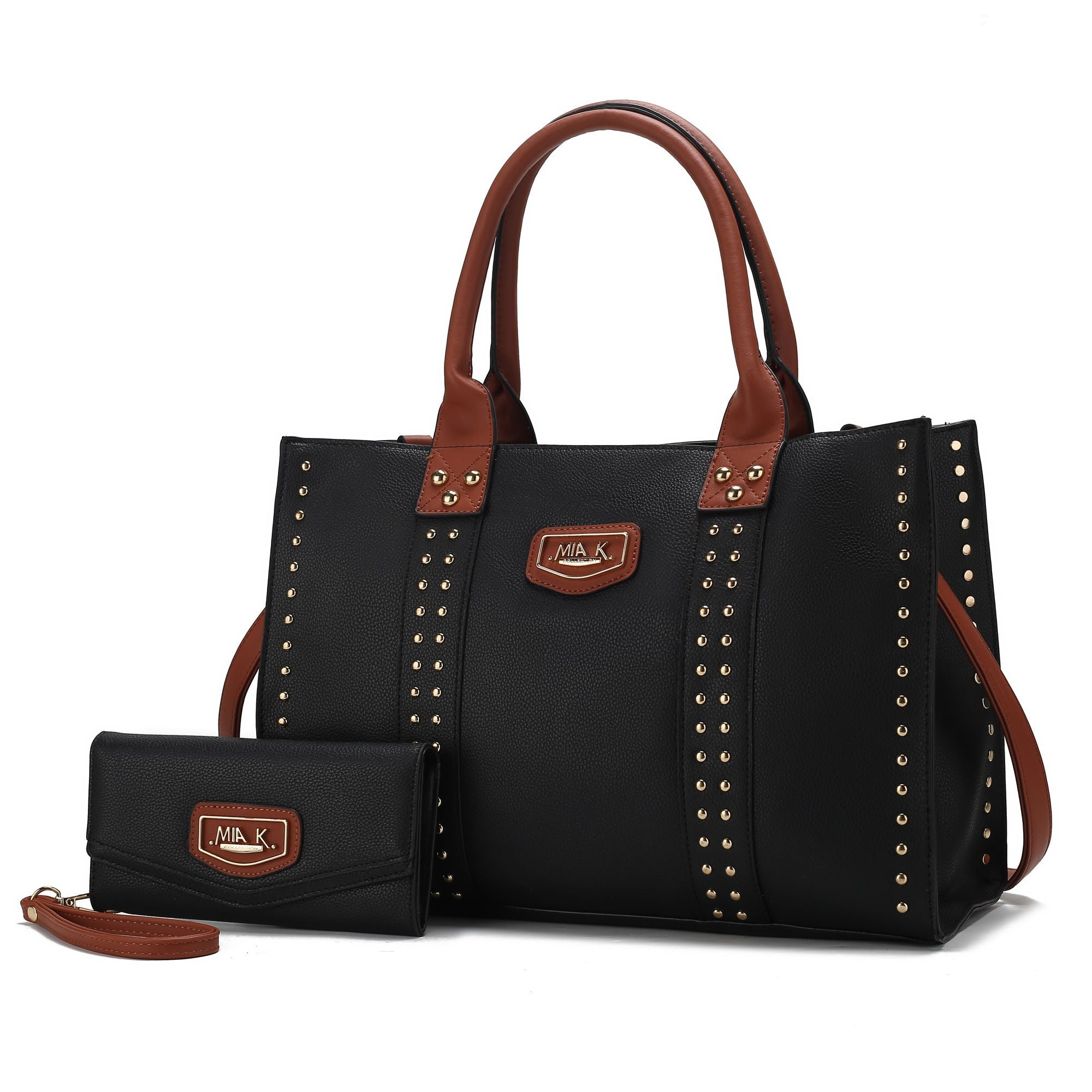 MKF Collection Davina Tote Handbag with wallet Vegan Leather Crossover(Inspired) - Doylestreasures