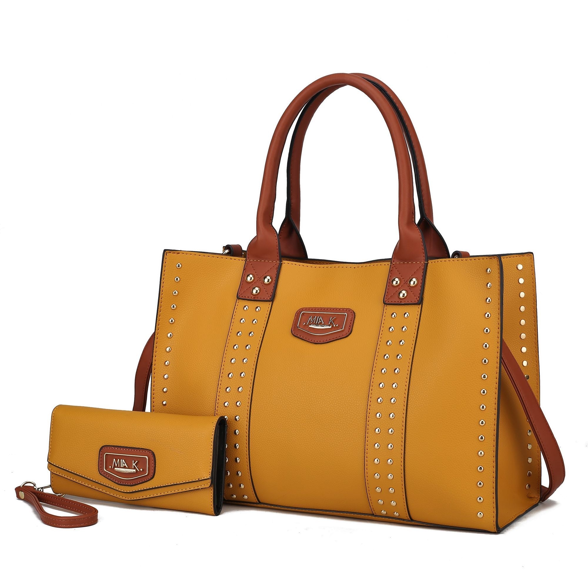 MKF Collection Davina Tote Handbag with wallet Vegan Leather Crossover(Inspired) - Doylestreasures