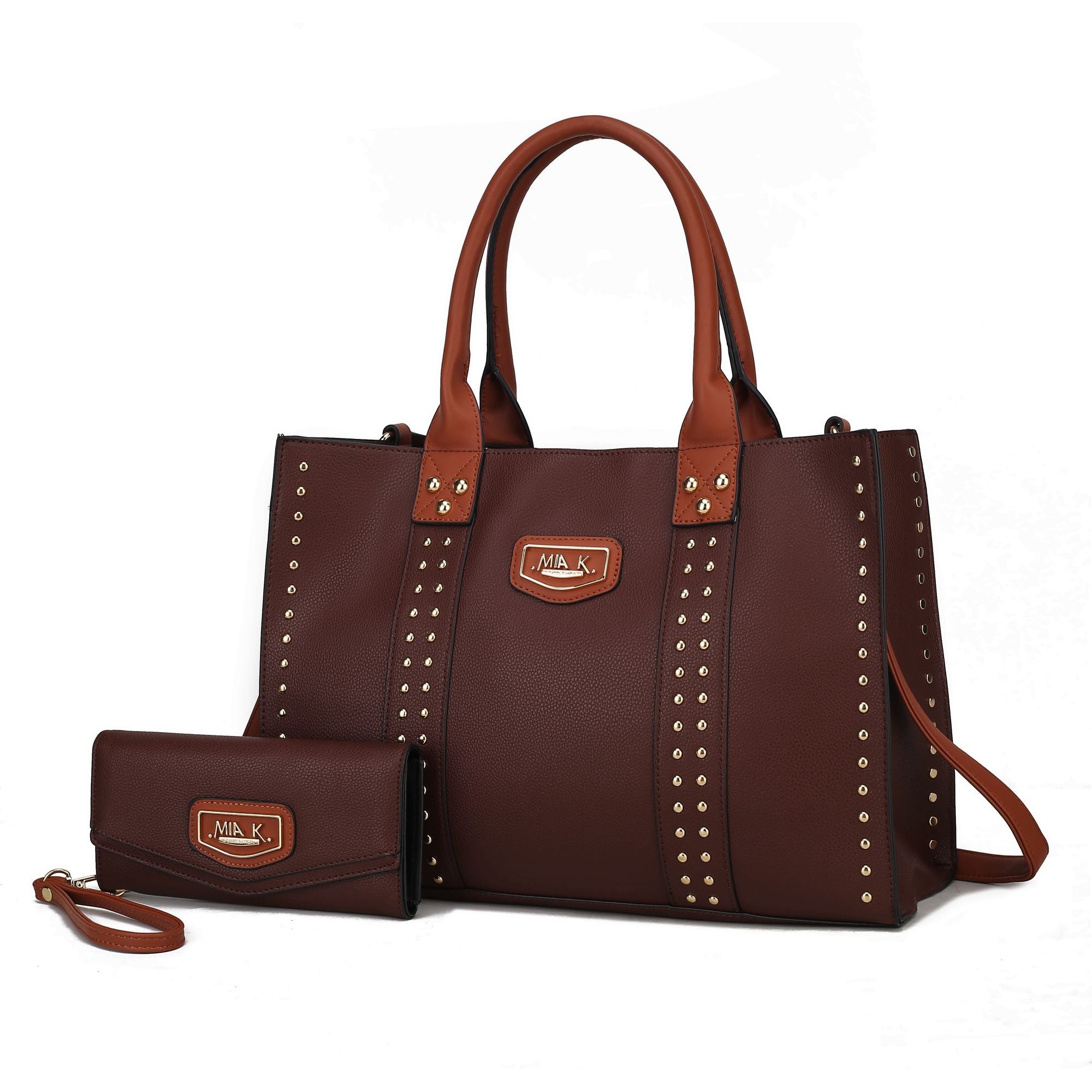 MKF Collection Davina Tote Handbag with wallet Vegan Leather Crossover(Inspired) - Doylestreasures