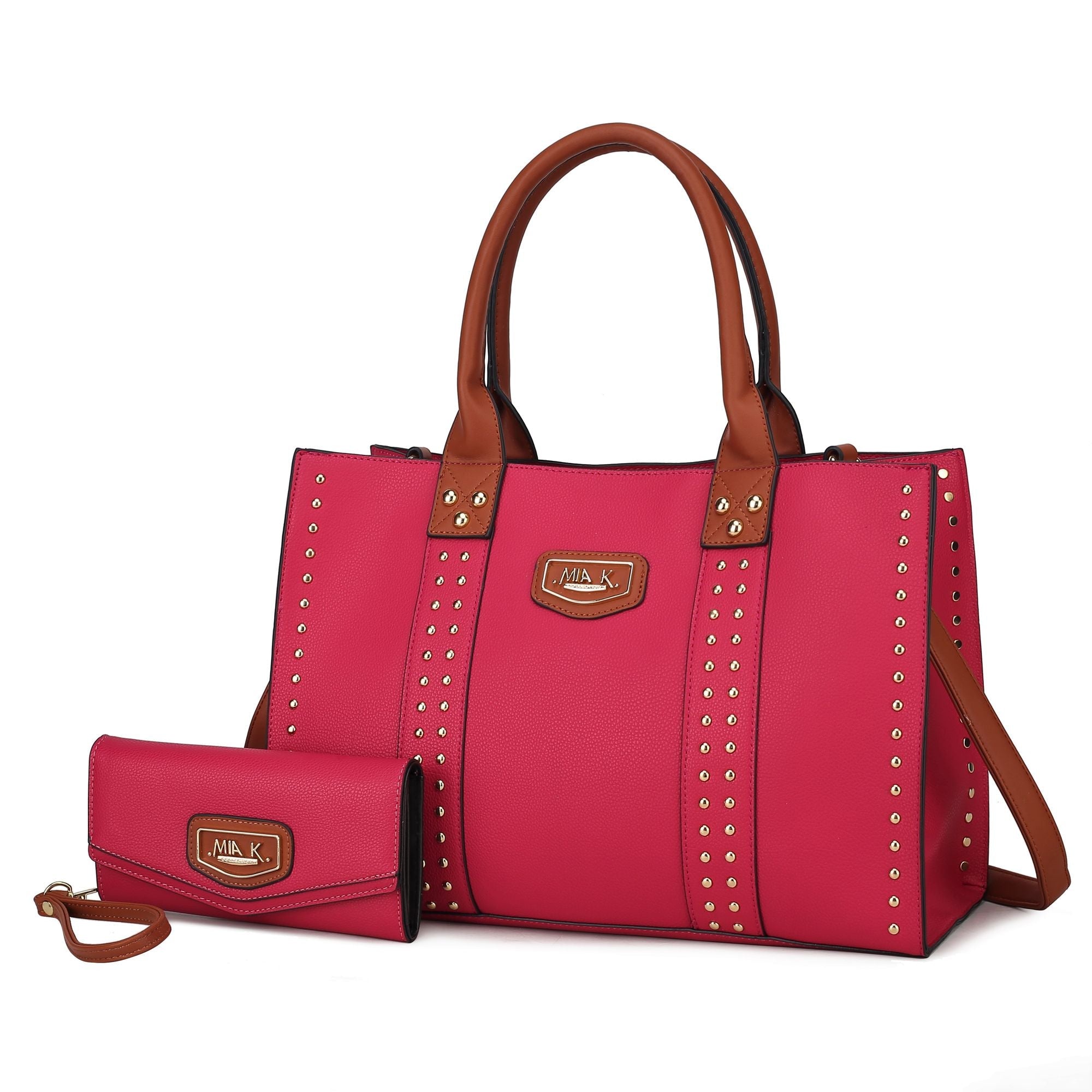 MKF Collection Davina Tote Handbag with wallet Vegan Leather Crossover(Inspired) - Doylestreasures