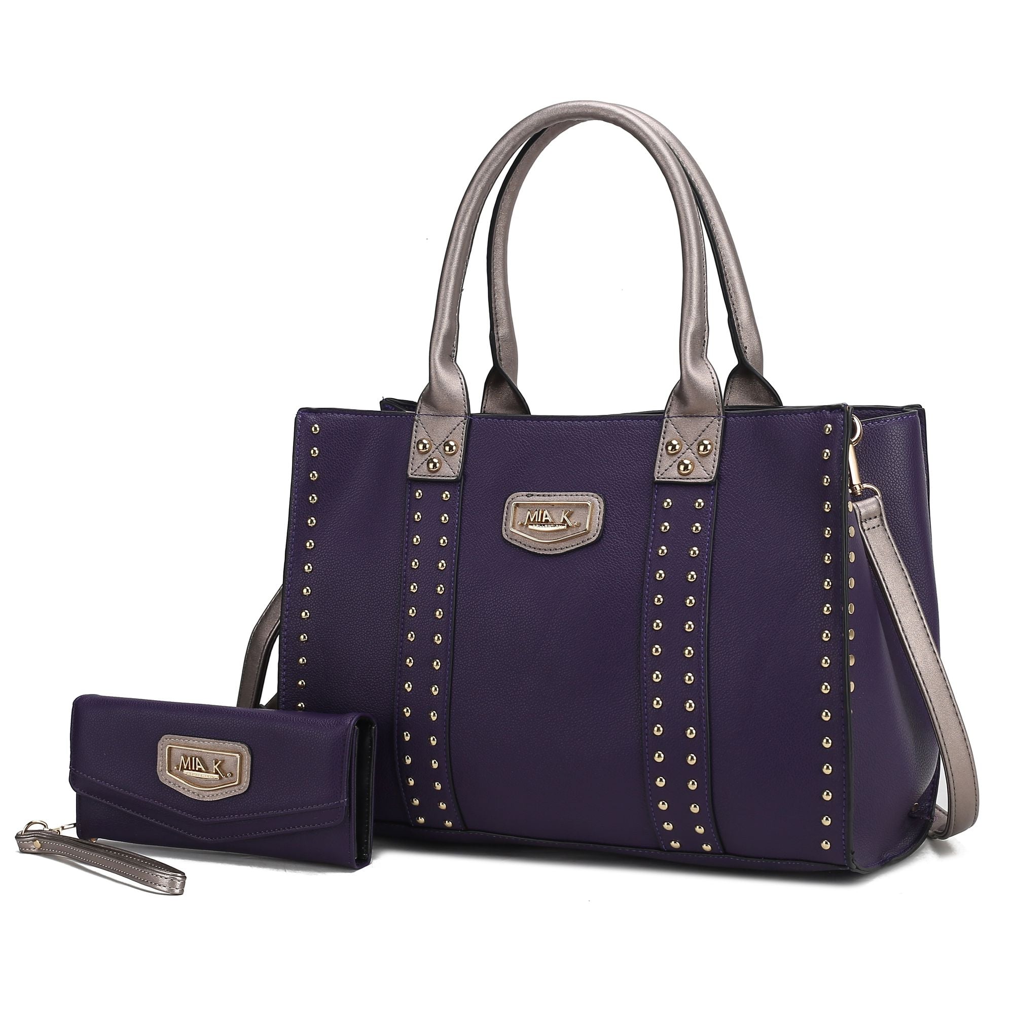 MKF Collection Davina Tote Handbag with wallet Vegan Leather Crossover(Inspired) - Doylestreasures