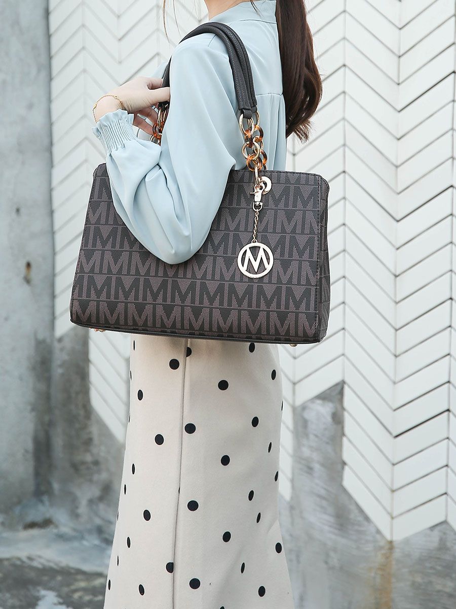 MKF Collection Sirna M Signature Tote Bag by Mia k (Inspired) - Doylestreasures