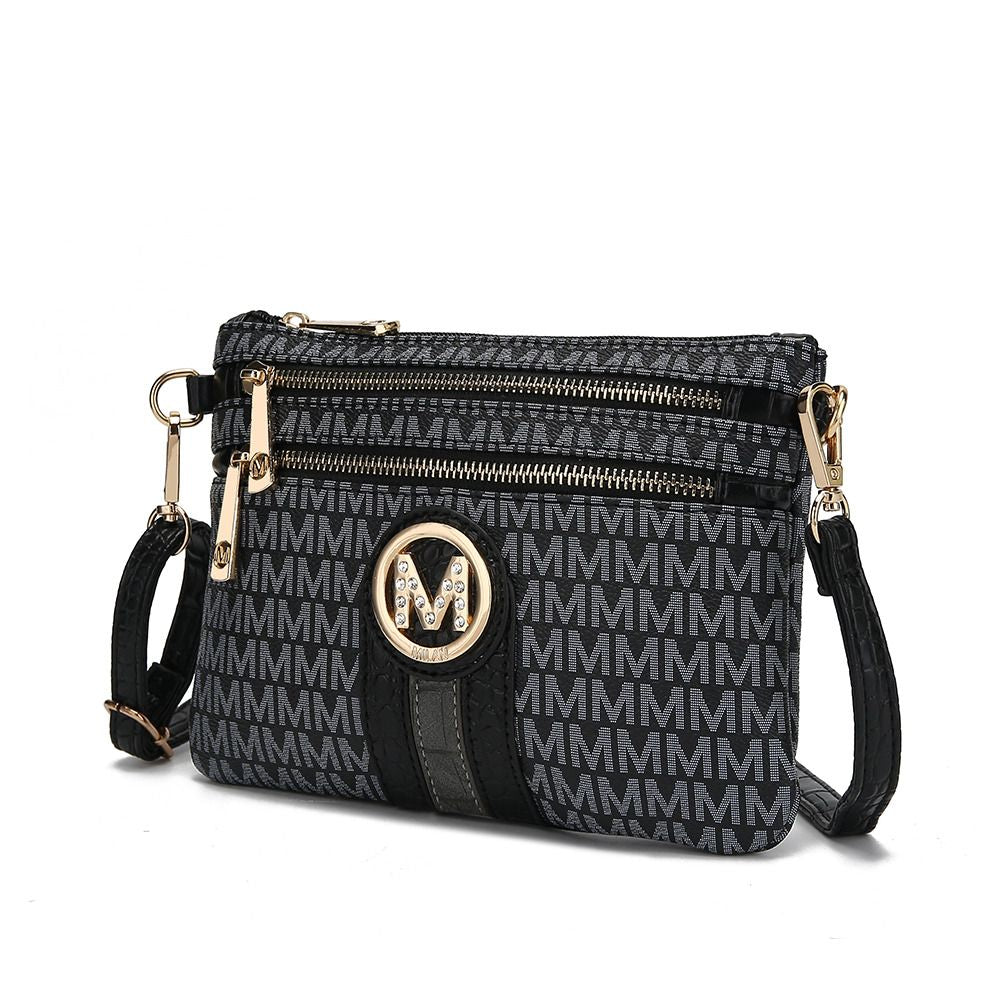 MKF Collection Tarren Signature Crossbody/ Wristlet by Mia k - Doylestreasures