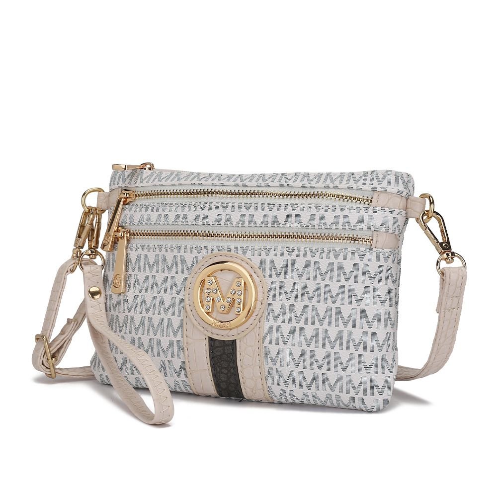MKF Collection Tarren Signature Crossbody/ Wristlet by Mia k - Doylestreasures