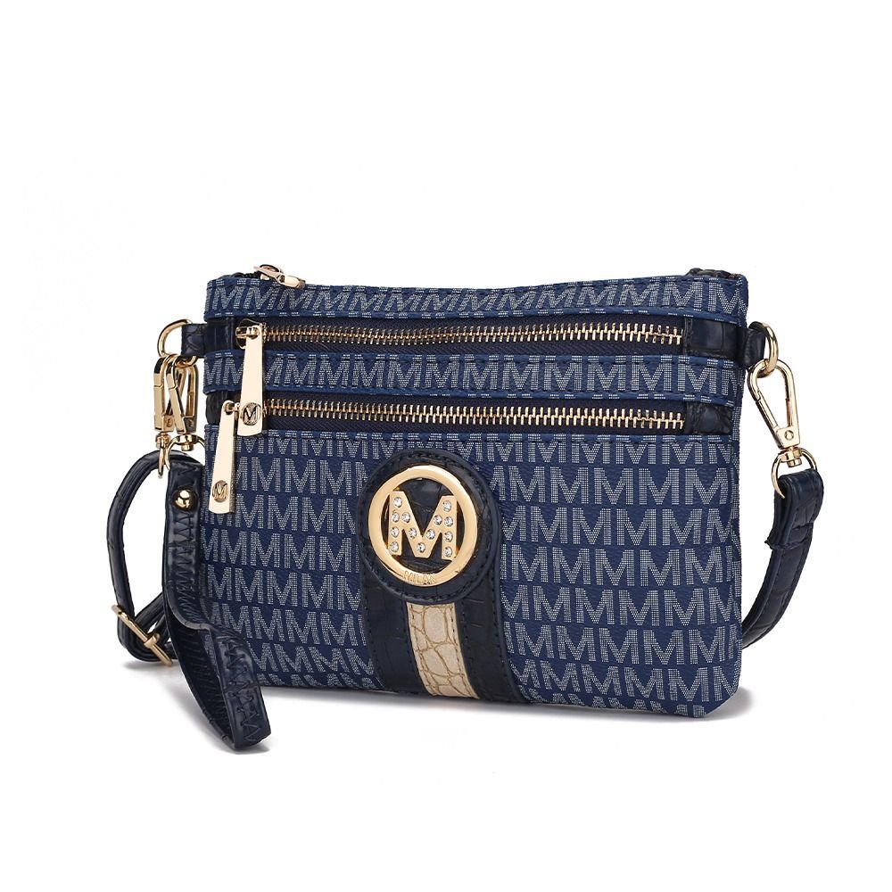 MKF Collection Tarren Signature Crossbody/ Wristlet by Mia k - Doylestreasures