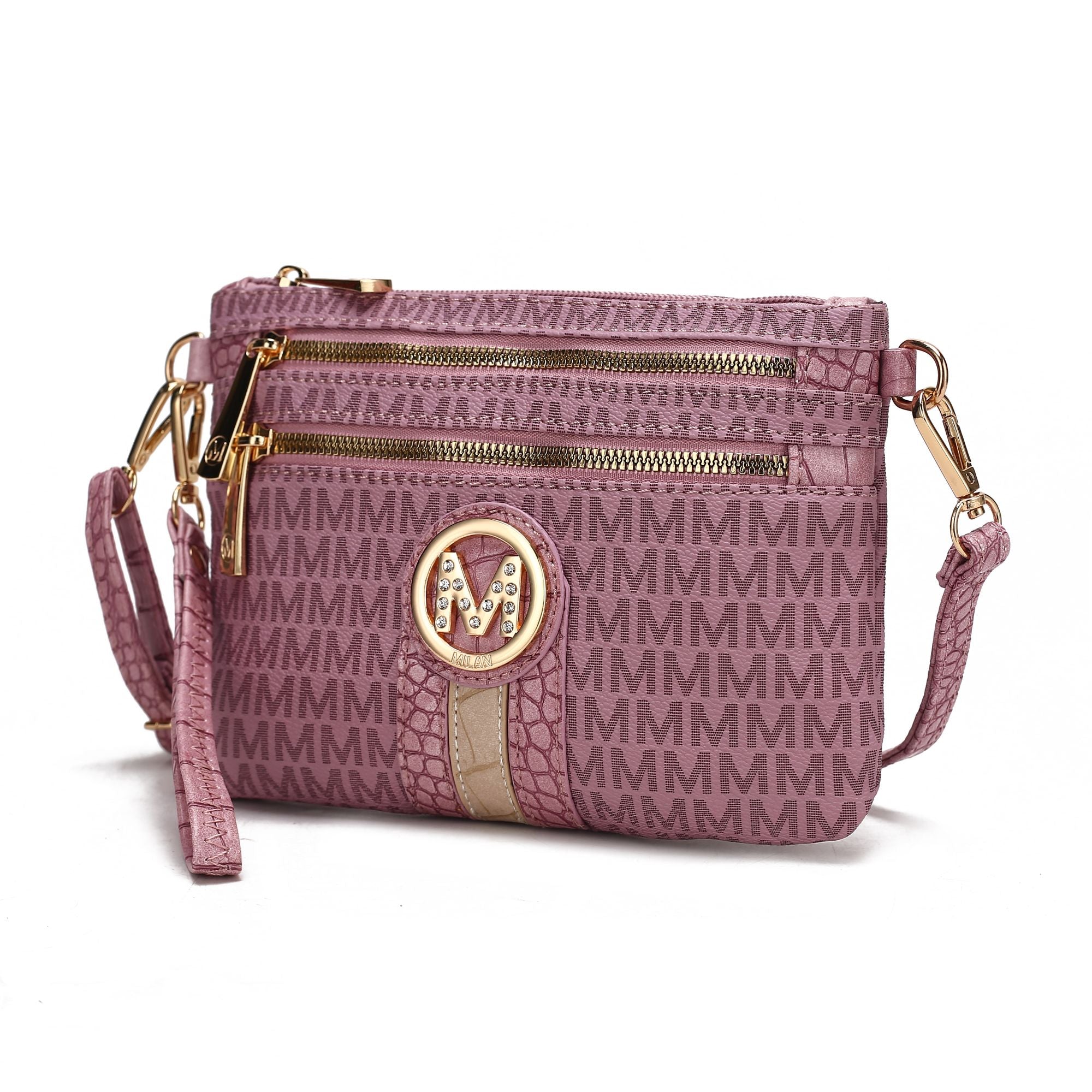 MKF Collection Tarren Signature Crossbody/ Wristlet by Mia k - Doylestreasures