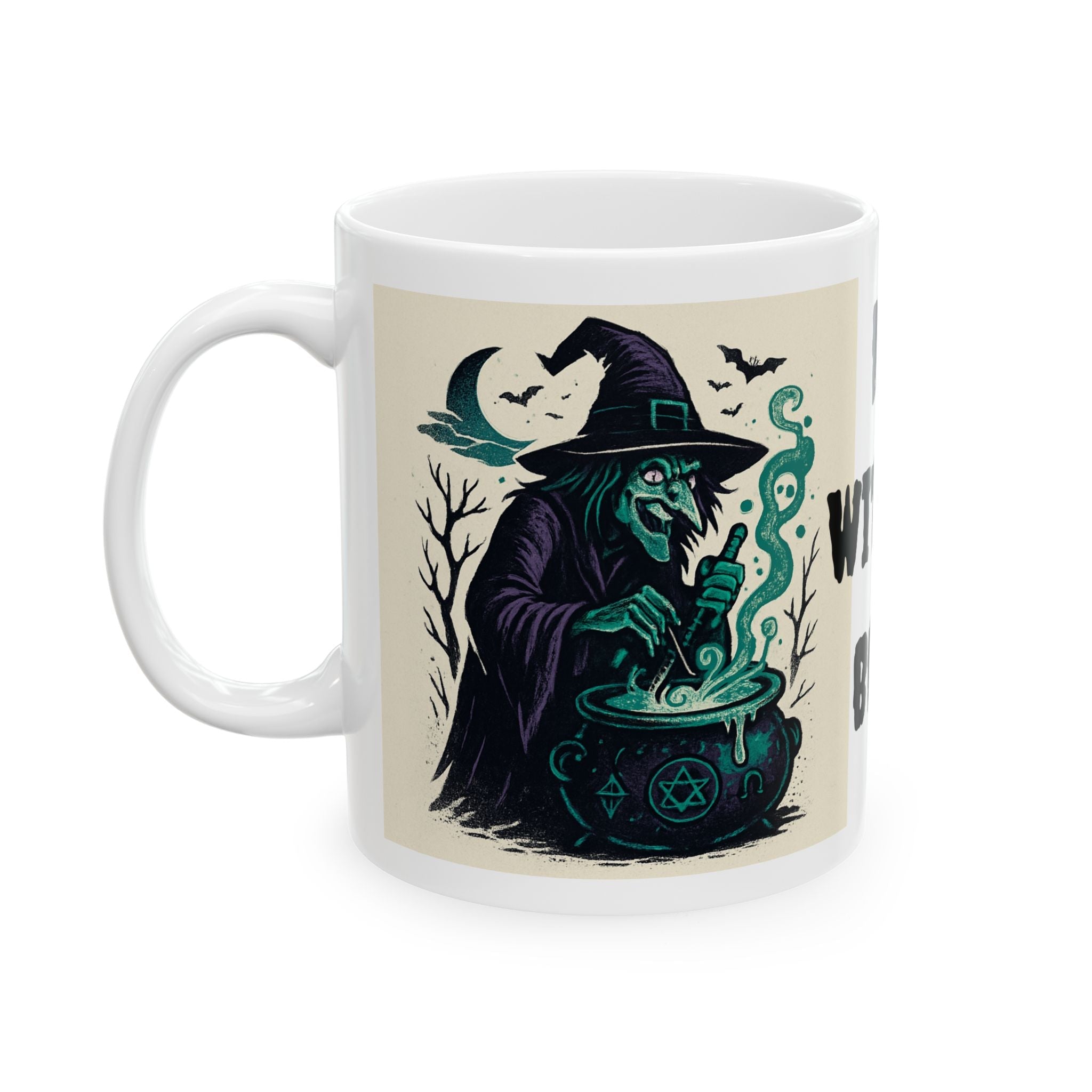 Mystical Witch's Brew Ceramic Mug | Halloween Gift, Coffee Lover's Cup, [...] - Doylestreasures