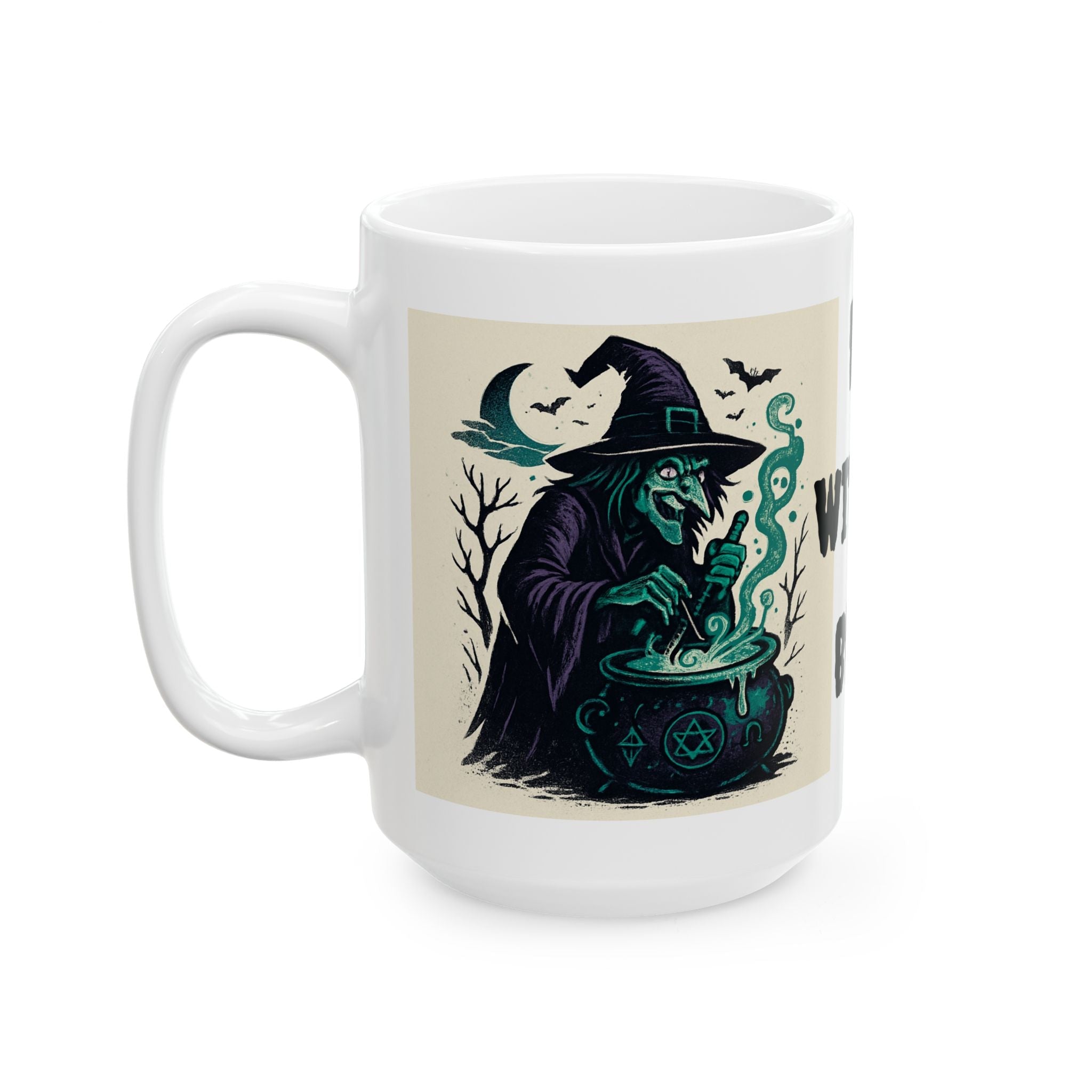 Mystical Witch's Brew Ceramic Mug | Halloween Gift, Coffee Lover's Cup, [...] - Doylestreasures