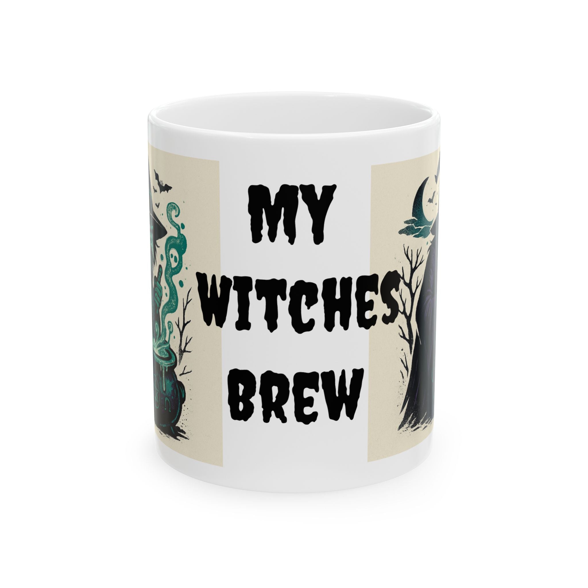 Mystical Witch's Brew Ceramic Mug | Halloween Gift, Coffee Lover's Cup, [...] - Doylestreasures