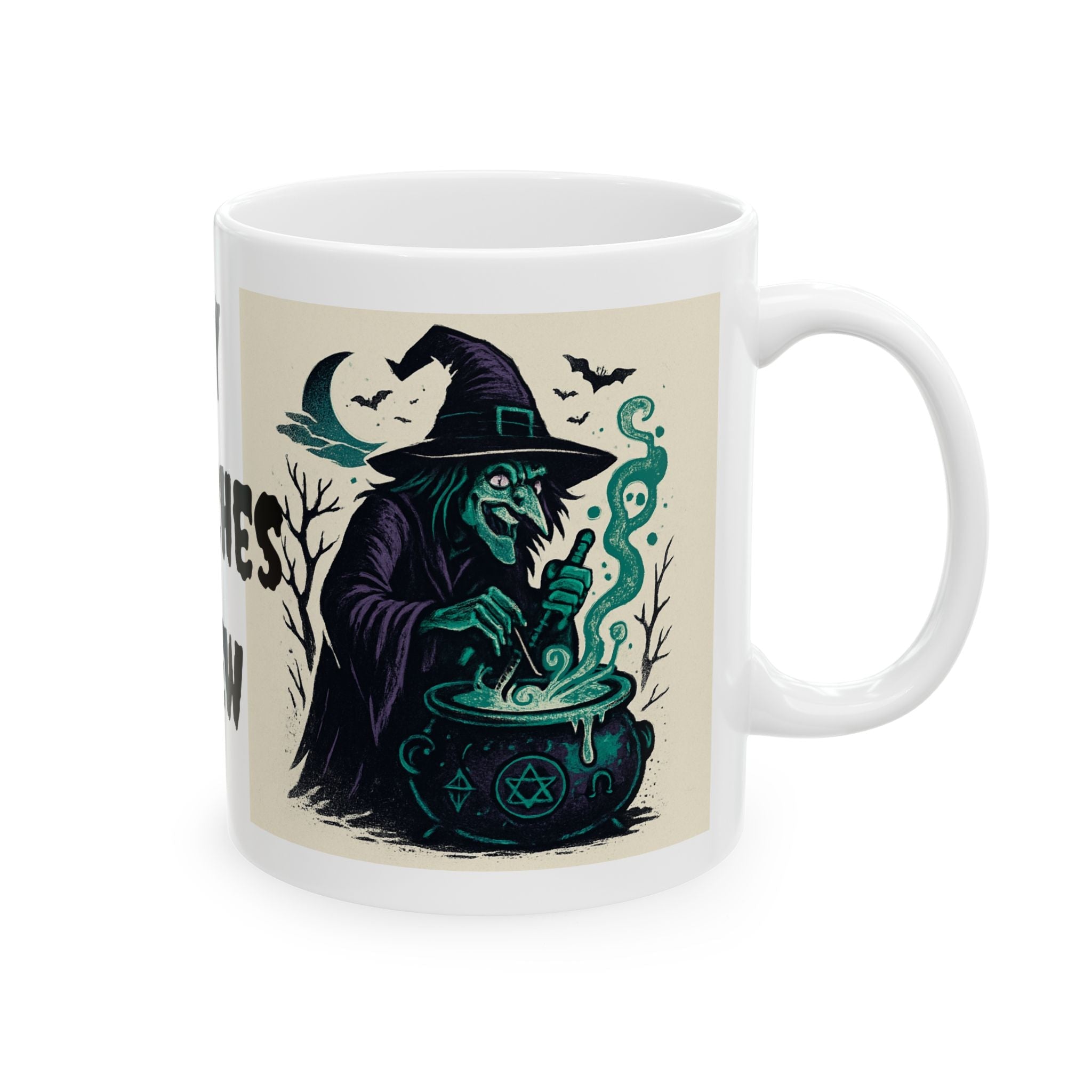 Mystical Witch's Brew Ceramic Mug | Halloween Gift, Coffee Lover's Cup, [...] - Doylestreasures