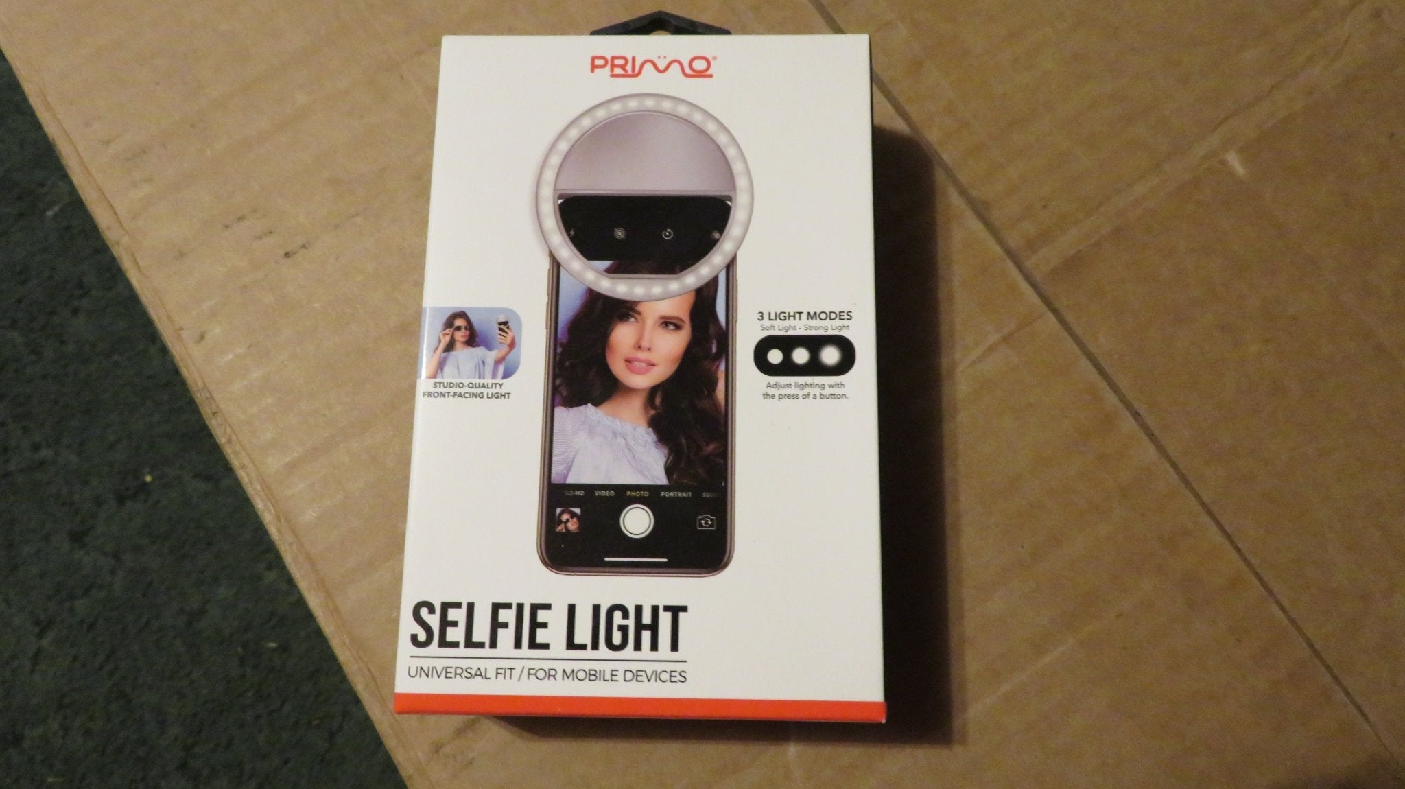 Primo Rechargeable LED Selfie Light in Silver - Doylestreasures