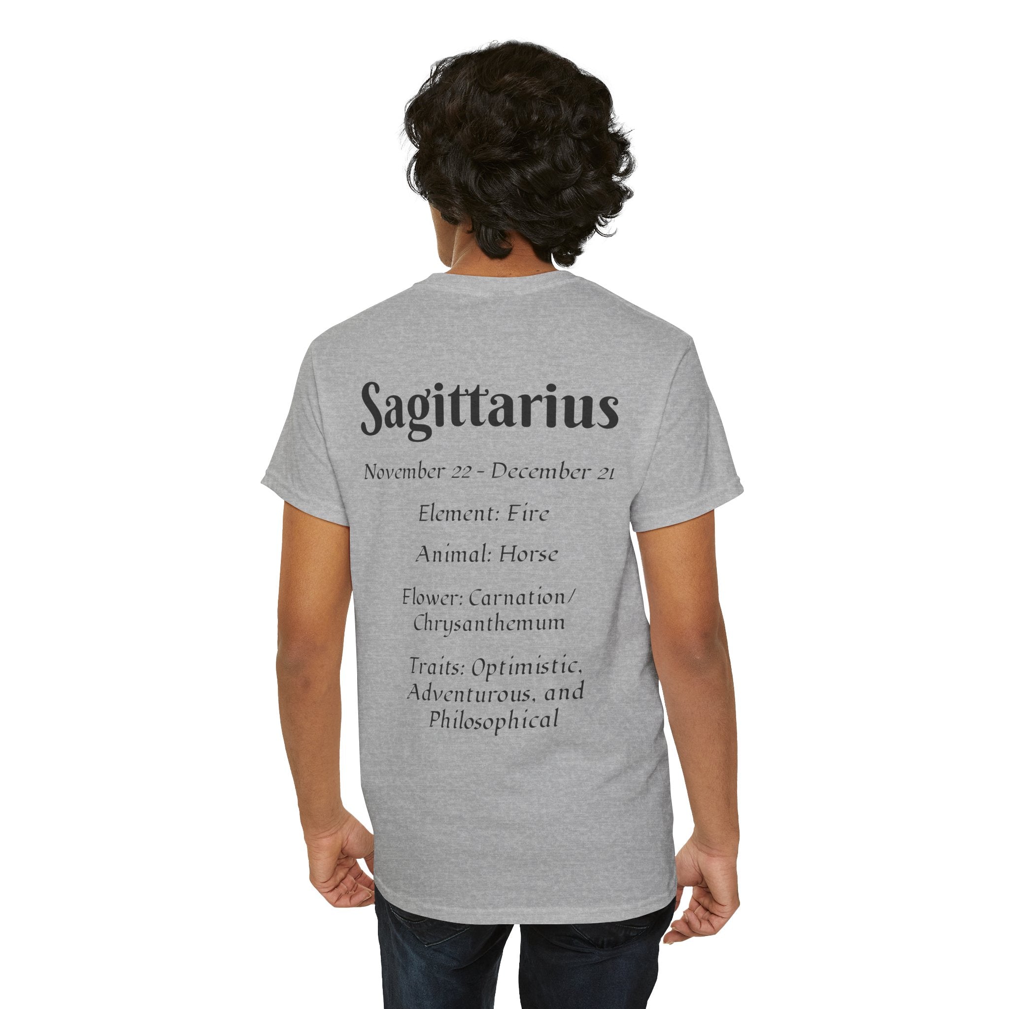 Sagittarius Zodiac Tee - Astrology Inspired Unisex Cotton T-Shirt, [...] - Doylestreasures