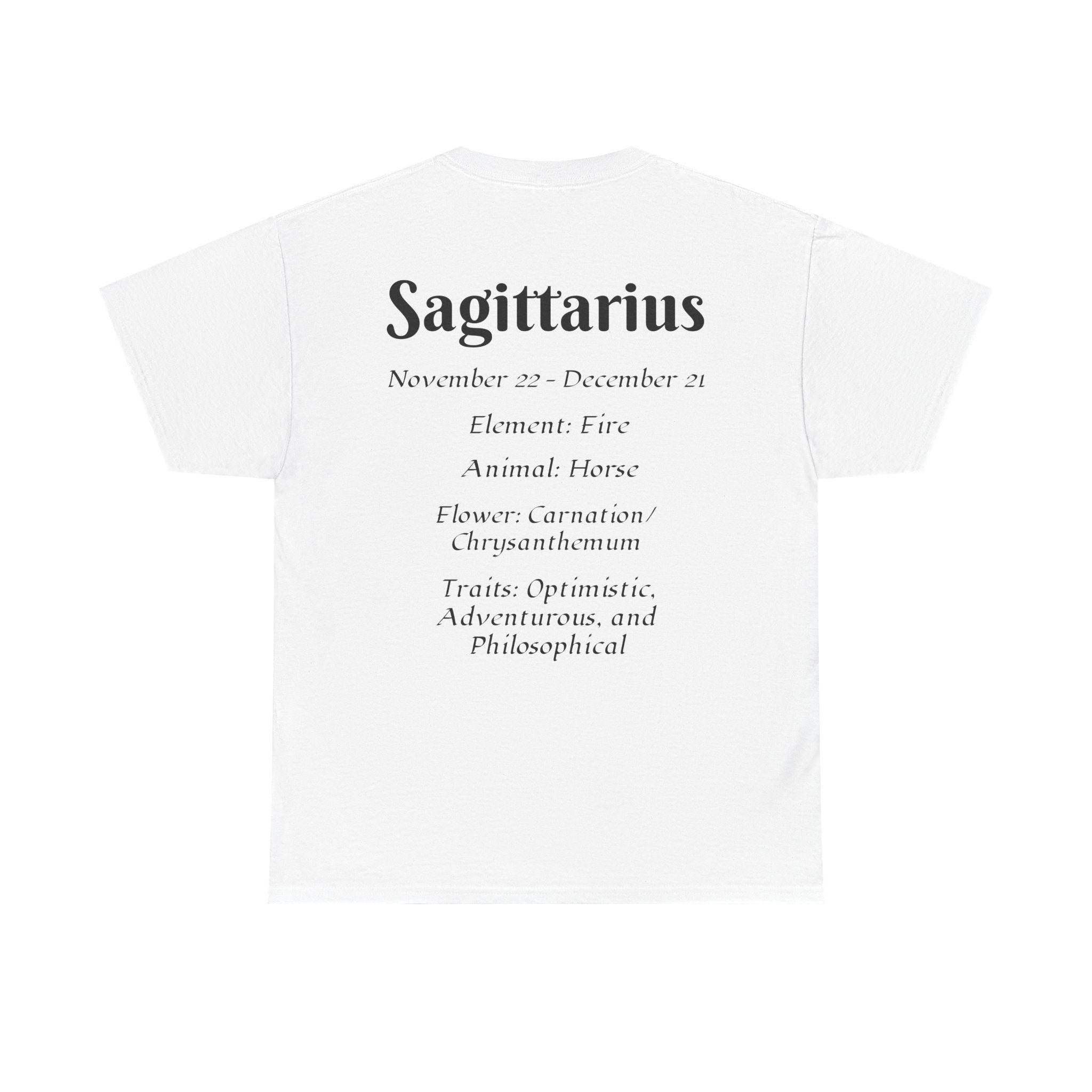 Sagittarius Zodiac Tee - Astrology Inspired Unisex Cotton T-Shirt, [...] - Doylestreasures