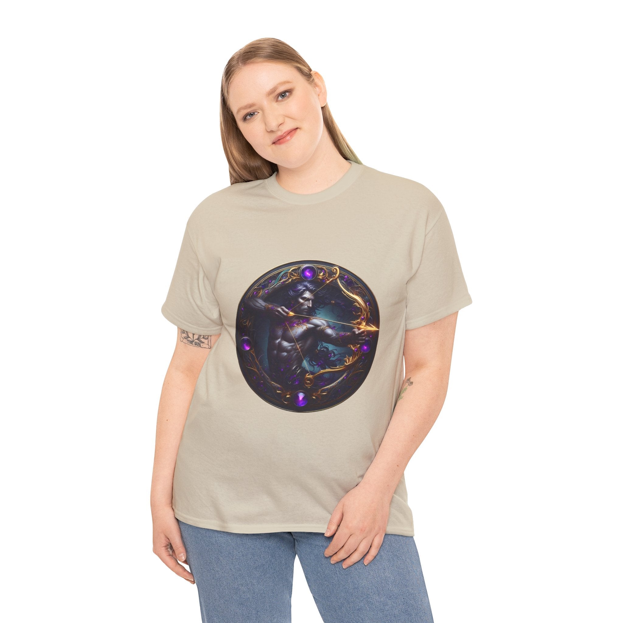 Sagittarius Zodiac Tee - Astrology Inspired Unisex Cotton T-Shirt, [...] - Doylestreasures