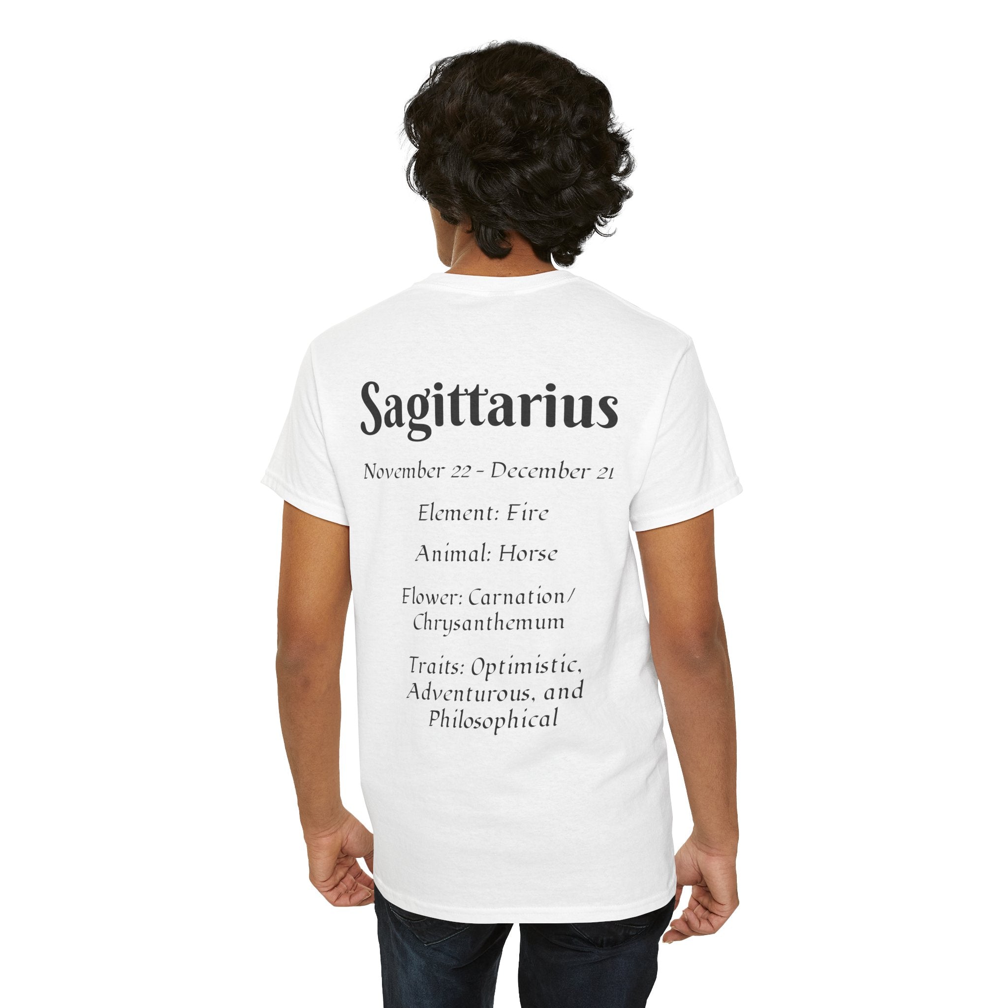 Sagittarius Zodiac Tee - Astrology Inspired Unisex Cotton T-Shirt, [...] - Doylestreasures