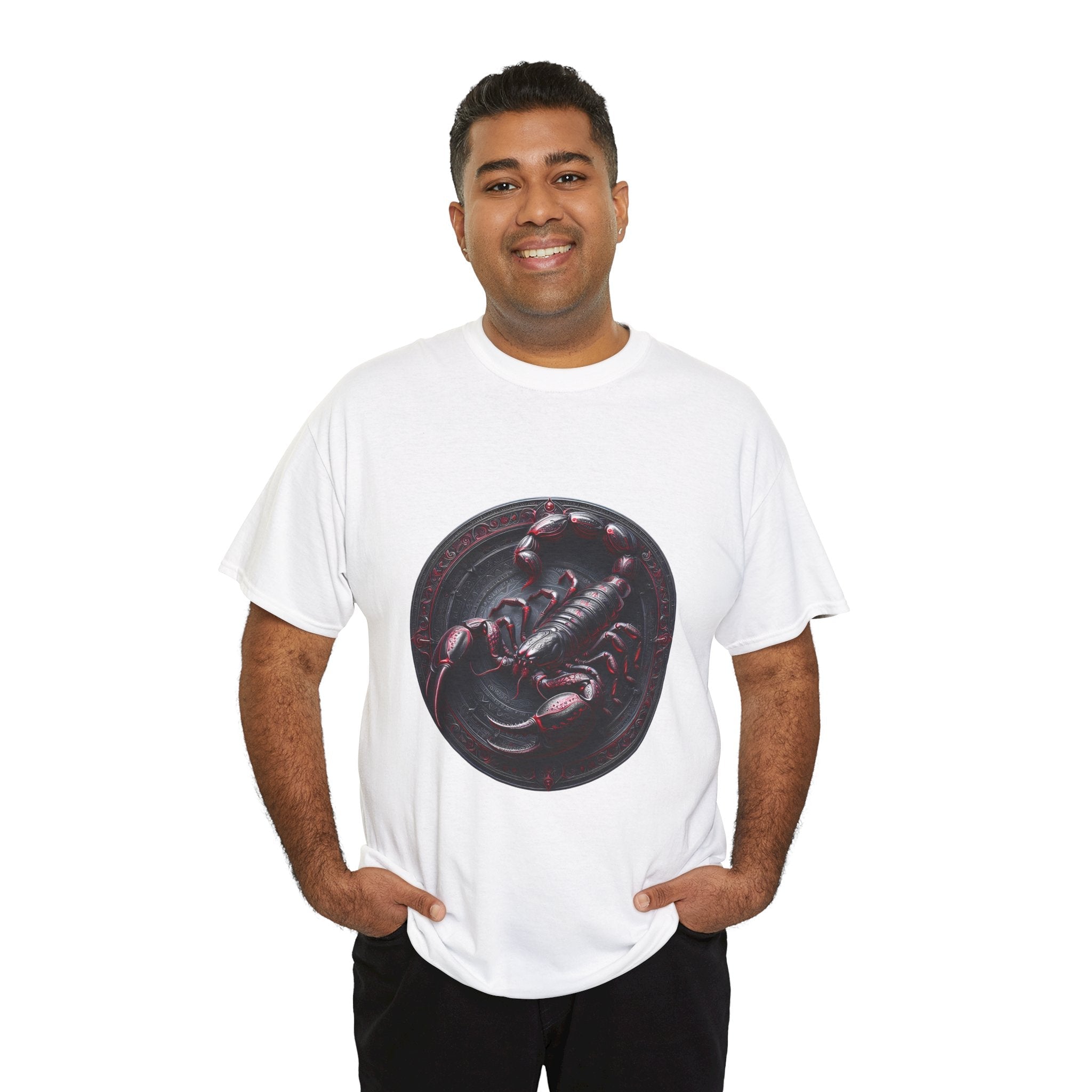 Scorpio Zodiac Tee, Astrology Unisex Heavy Cotton Shirt, Birthday Gift for [...] - Doylestreasures