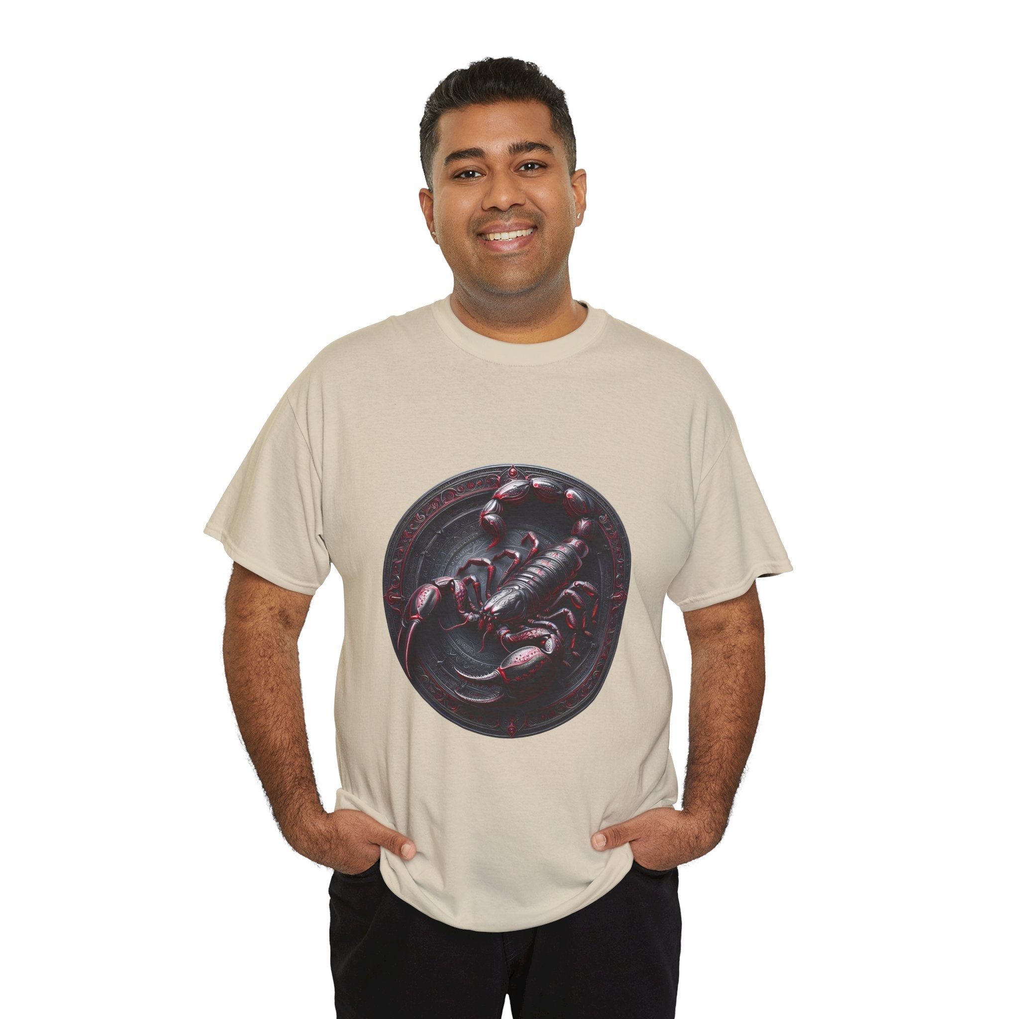 Scorpio Zodiac Tee, Astrology Unisex Heavy Cotton Shirt, Birthday Gift for [...] - Doylestreasures