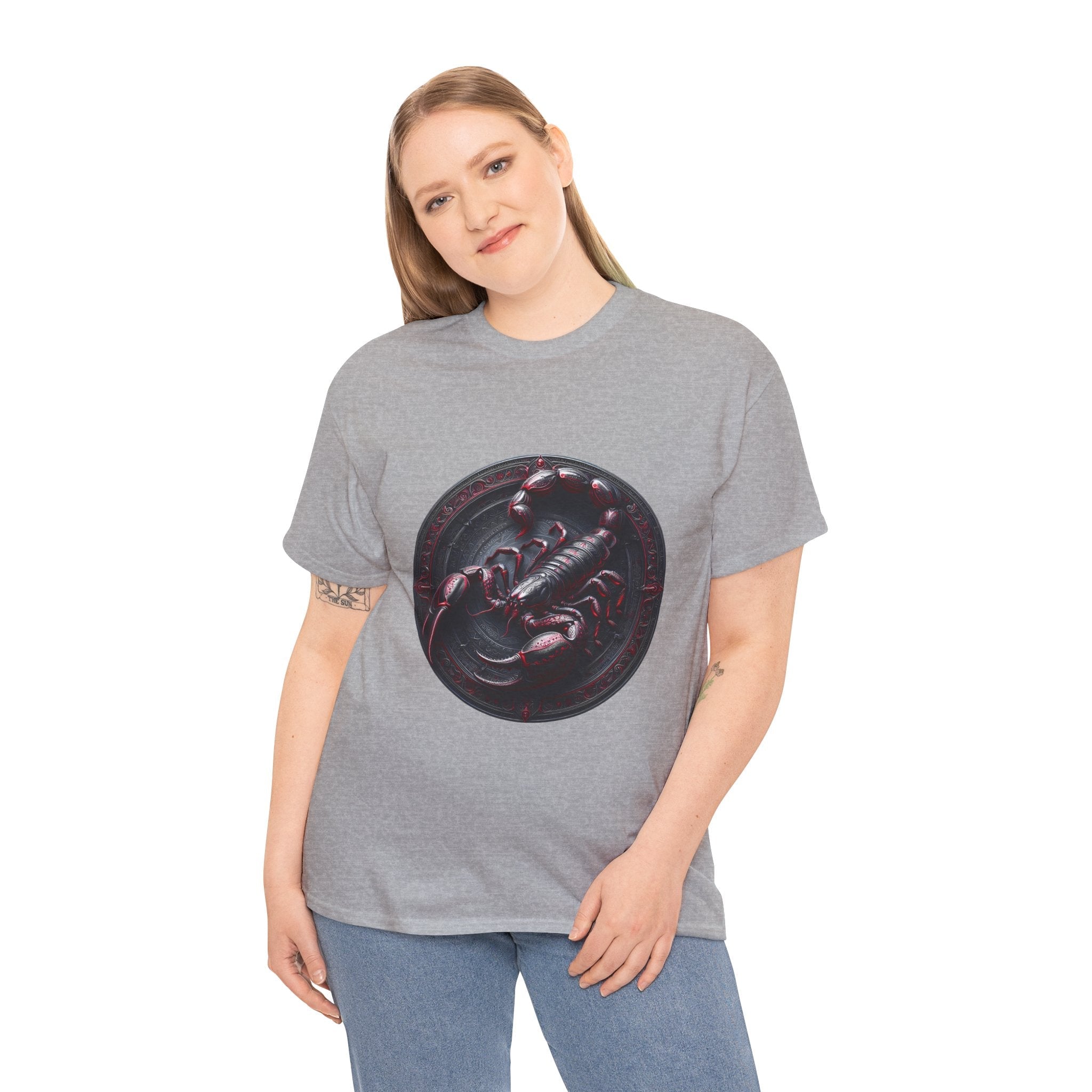 Scorpio Zodiac Tee, Astrology Unisex Heavy Cotton Shirt, Birthday Gift for [...] - Doylestreasures