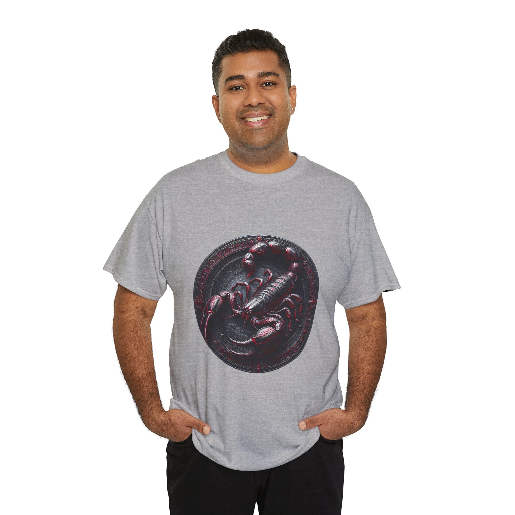Scorpio Zodiac Tee, Astrology Unisex Heavy Cotton Shirt, Birthday Gift for [...] - Doylestreasures