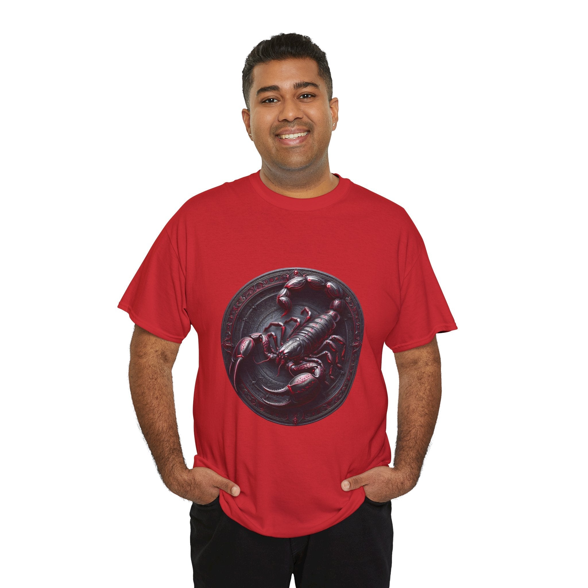 Scorpio Zodiac Tee, Astrology Unisex Heavy Cotton Shirt, Birthday Gift for [...] - Doylestreasures