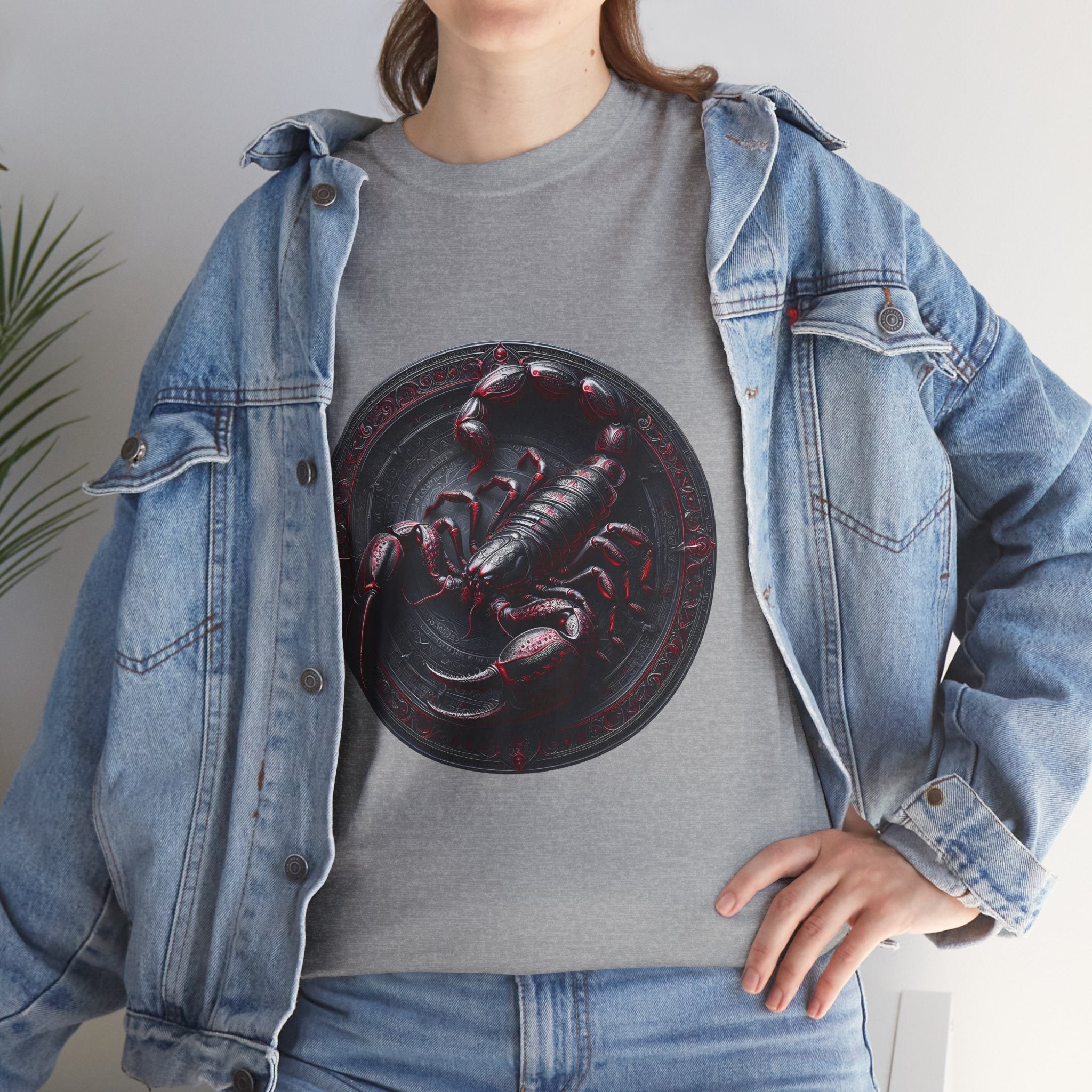 Scorpio Zodiac Tee, Astrology Unisex Heavy Cotton Shirt, Birthday Gift for [...] - Doylestreasures