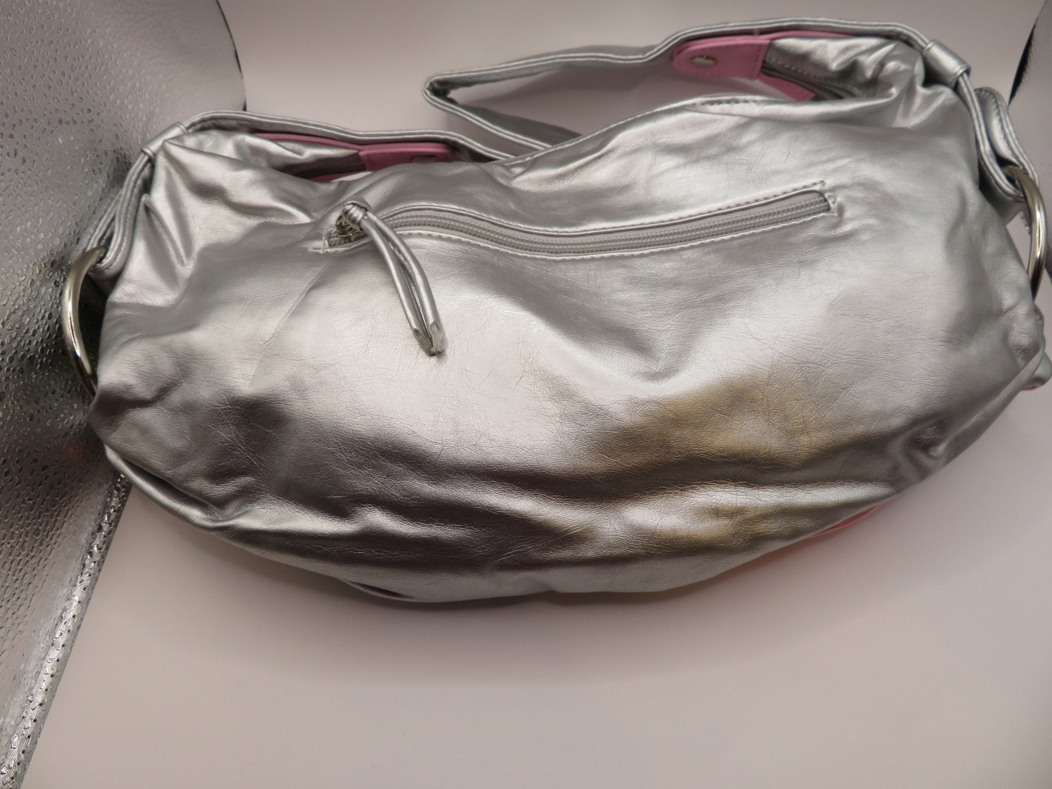 Silver Rainbow Hobo Bag - Doylestreasures