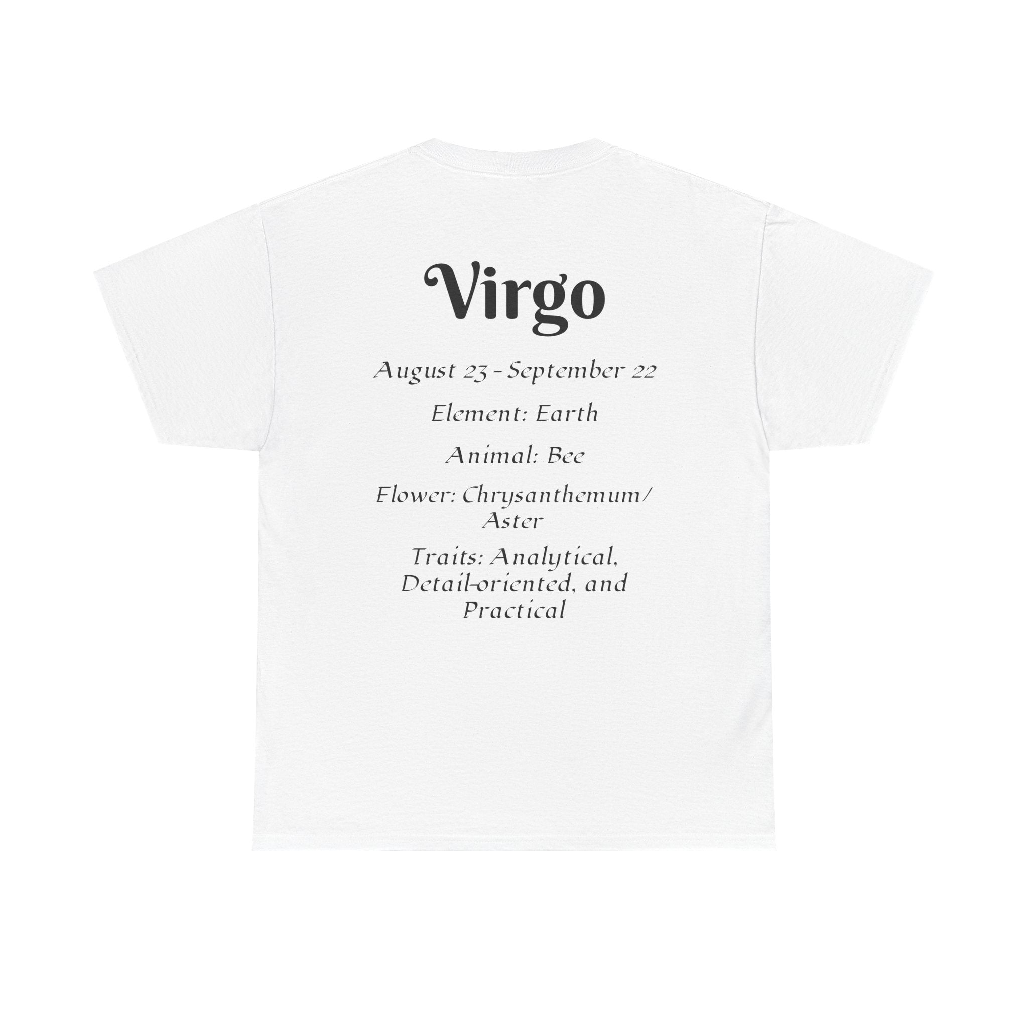 Stylish Virgo Zodiac Tee, Astrology Shirt, Horoscope Gift, Nature Lover [...] - Doylestreasures