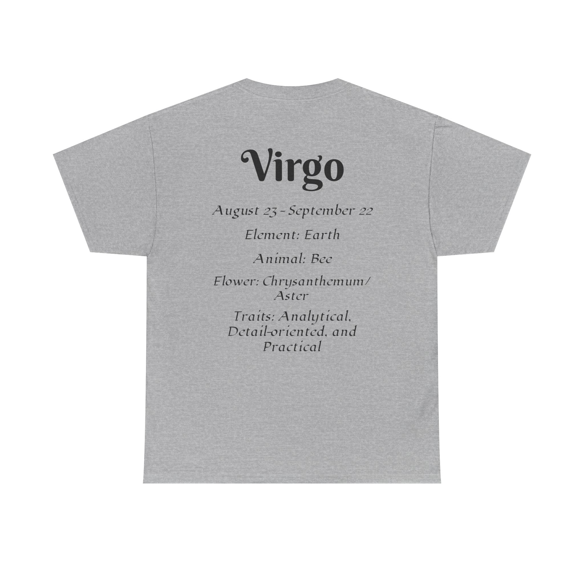 Stylish Virgo Zodiac Tee, Astrology Shirt, Horoscope Gift, Nature Lover [...] - Doylestreasures