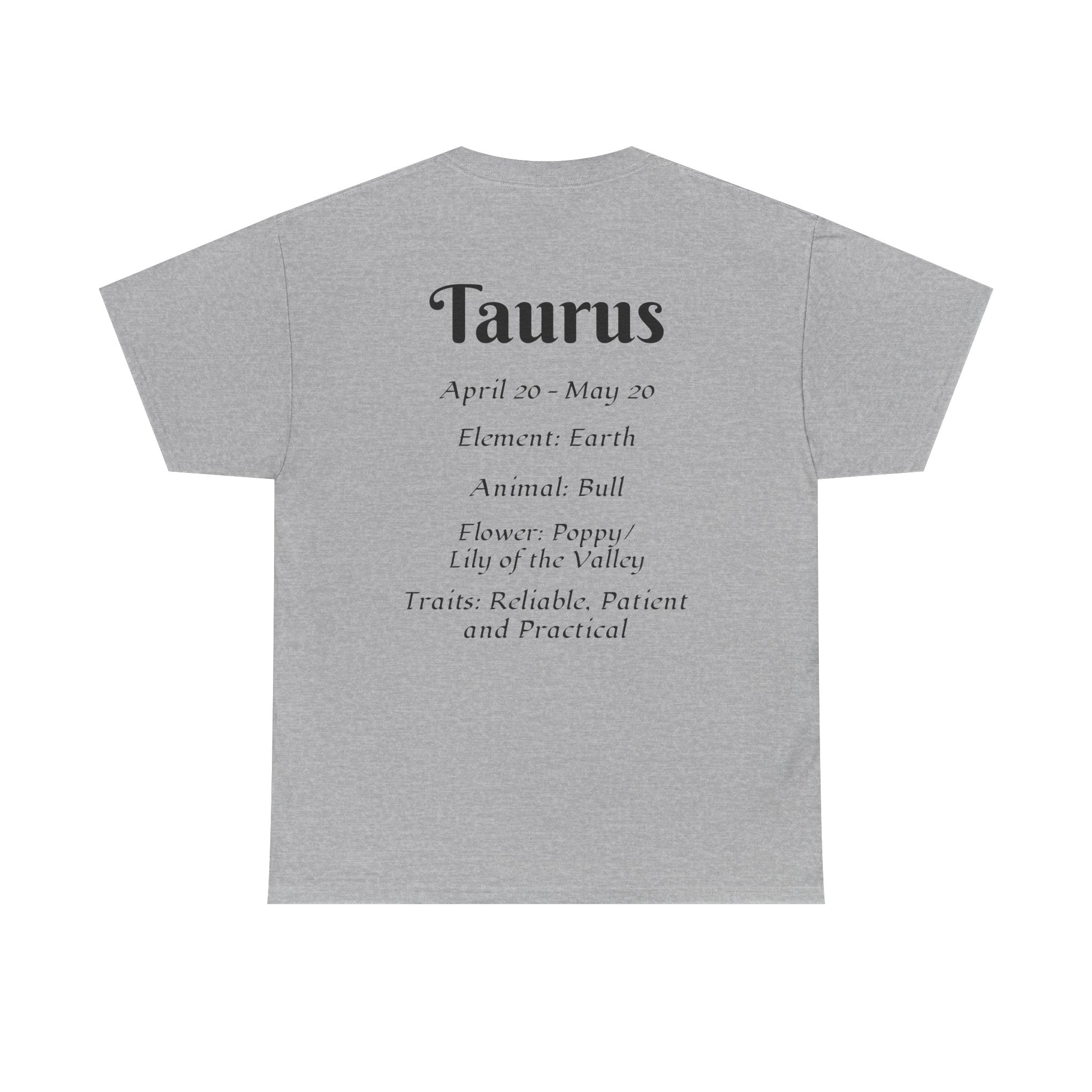 Taurus Zodiac Tee, Astrology Shirt, Unisex Cotton T-Shirt, Horoscope Gift, [...] - Doylestreasures
