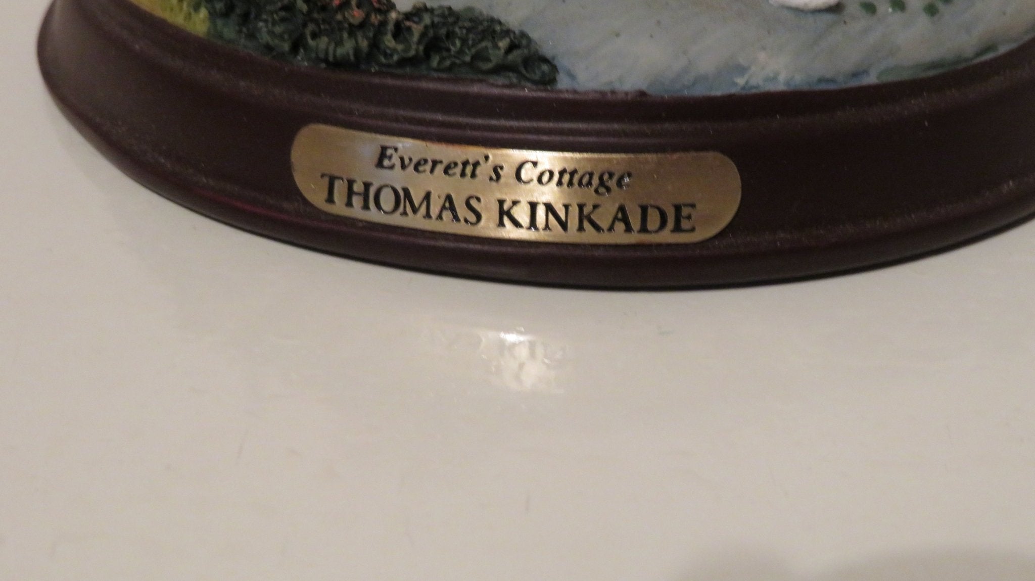 THOMAS KINKADE “EVERETT'S COTTAGE" BATTERY LIGHTED COTTAGE HOUSE - Doylestreasures