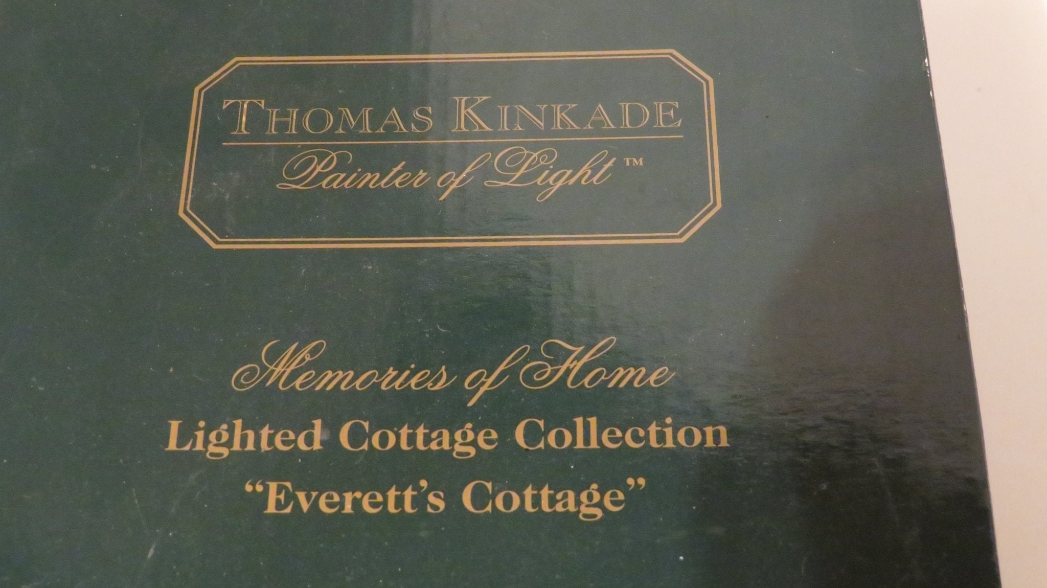 THOMAS KINKADE “EVERETT'S COTTAGE" BATTERY LIGHTED COTTAGE HOUSE - Doylestreasures