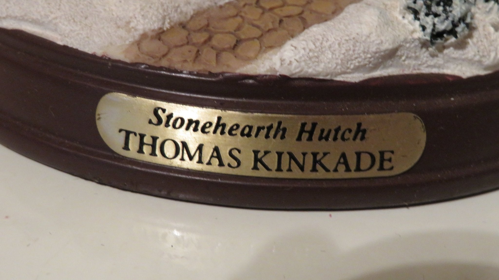 Thomas Kinkade Stonehearth Hutch Lighted Cottage - Doylestreasures